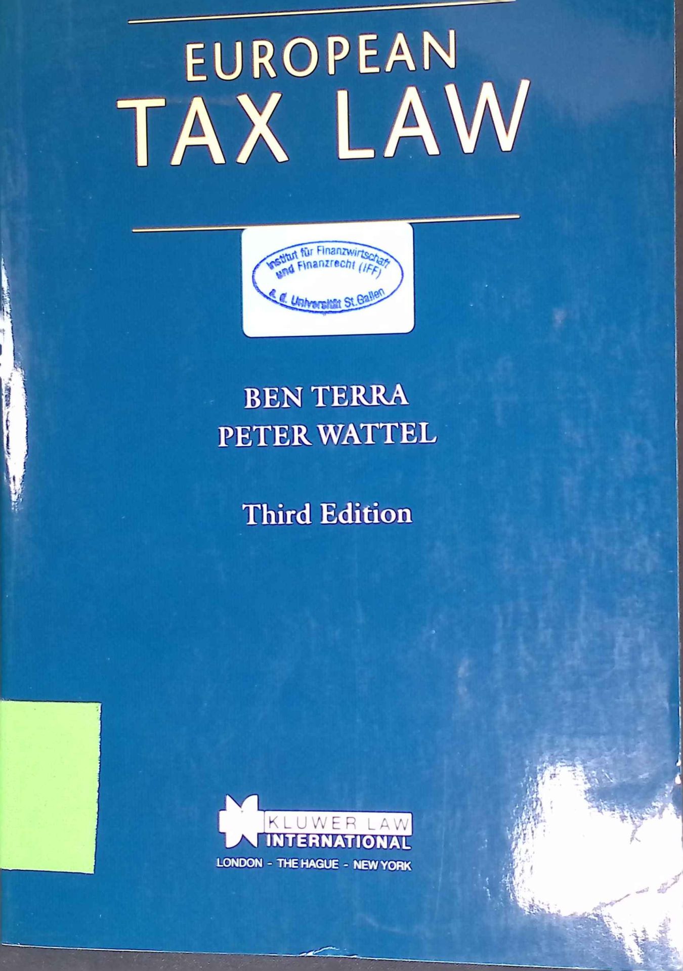 European Tax Law