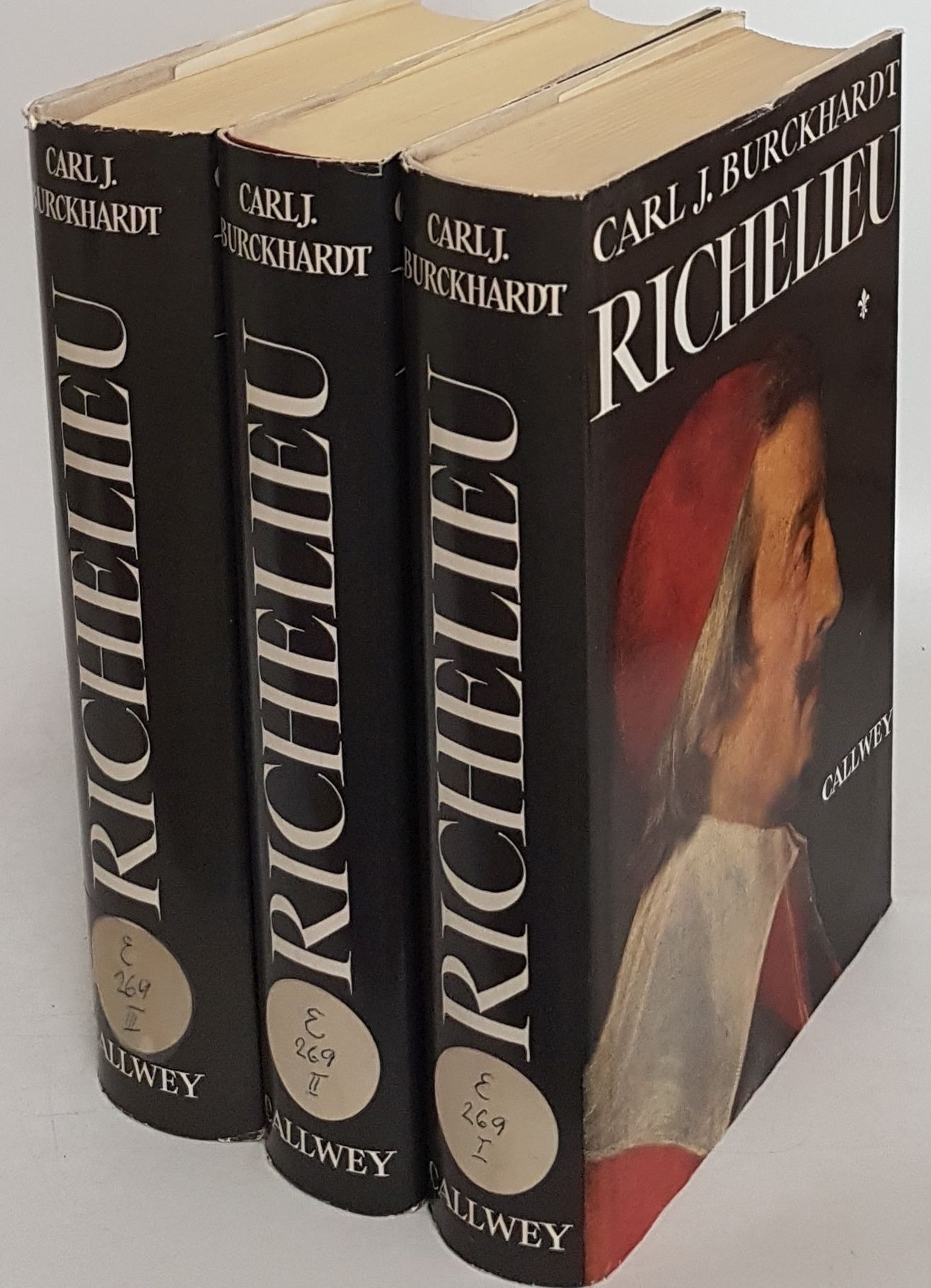 Richelieu (3 Bände KOMPLETT) - Bd.I: Der Aufstieg zur Macht/ Bd.II: Behauptung der Macht und kalter Krieg/ Bd.III: Großmachtpolitik und Tod des Kardinals