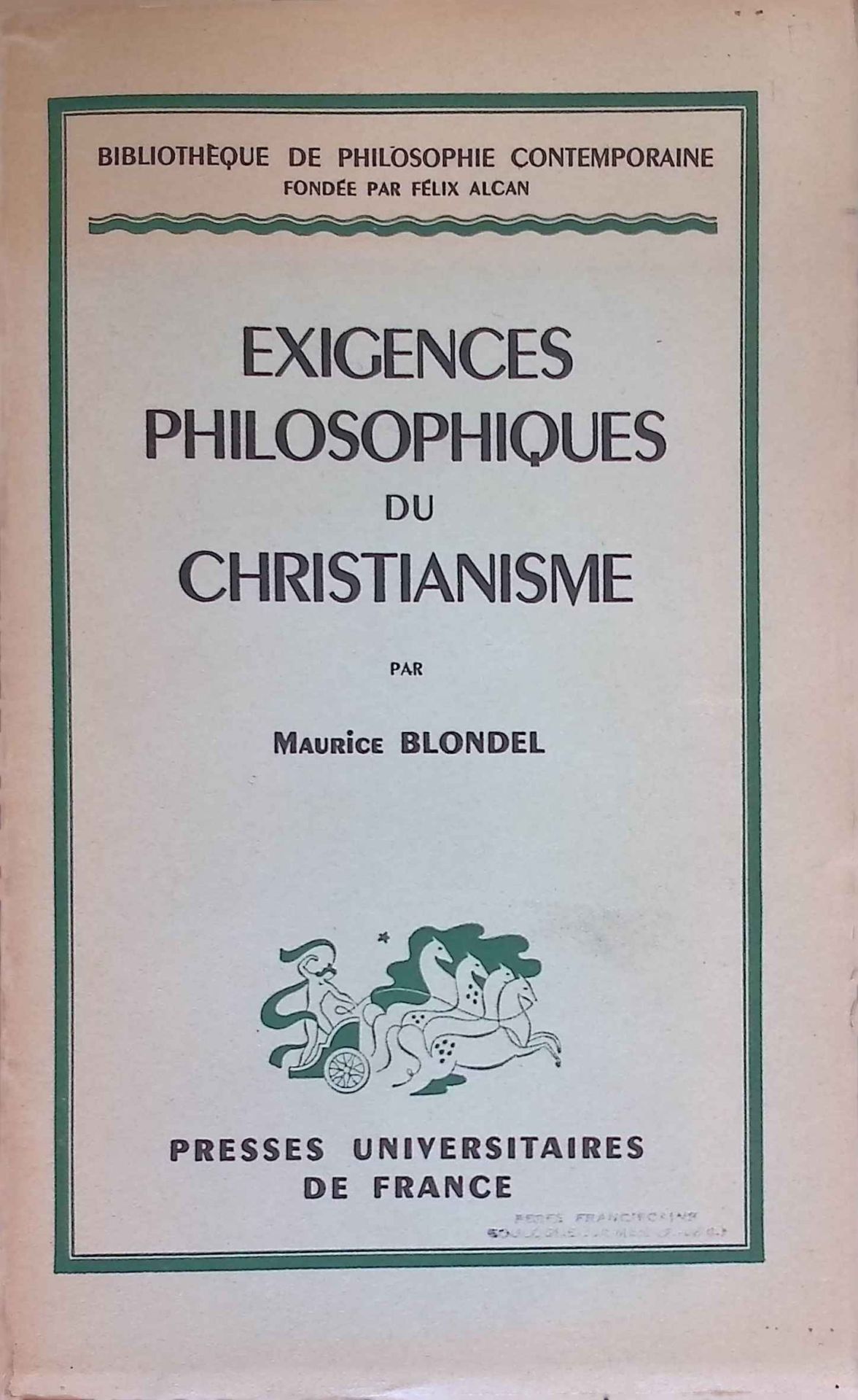 Exigences philosophiques du christianisme