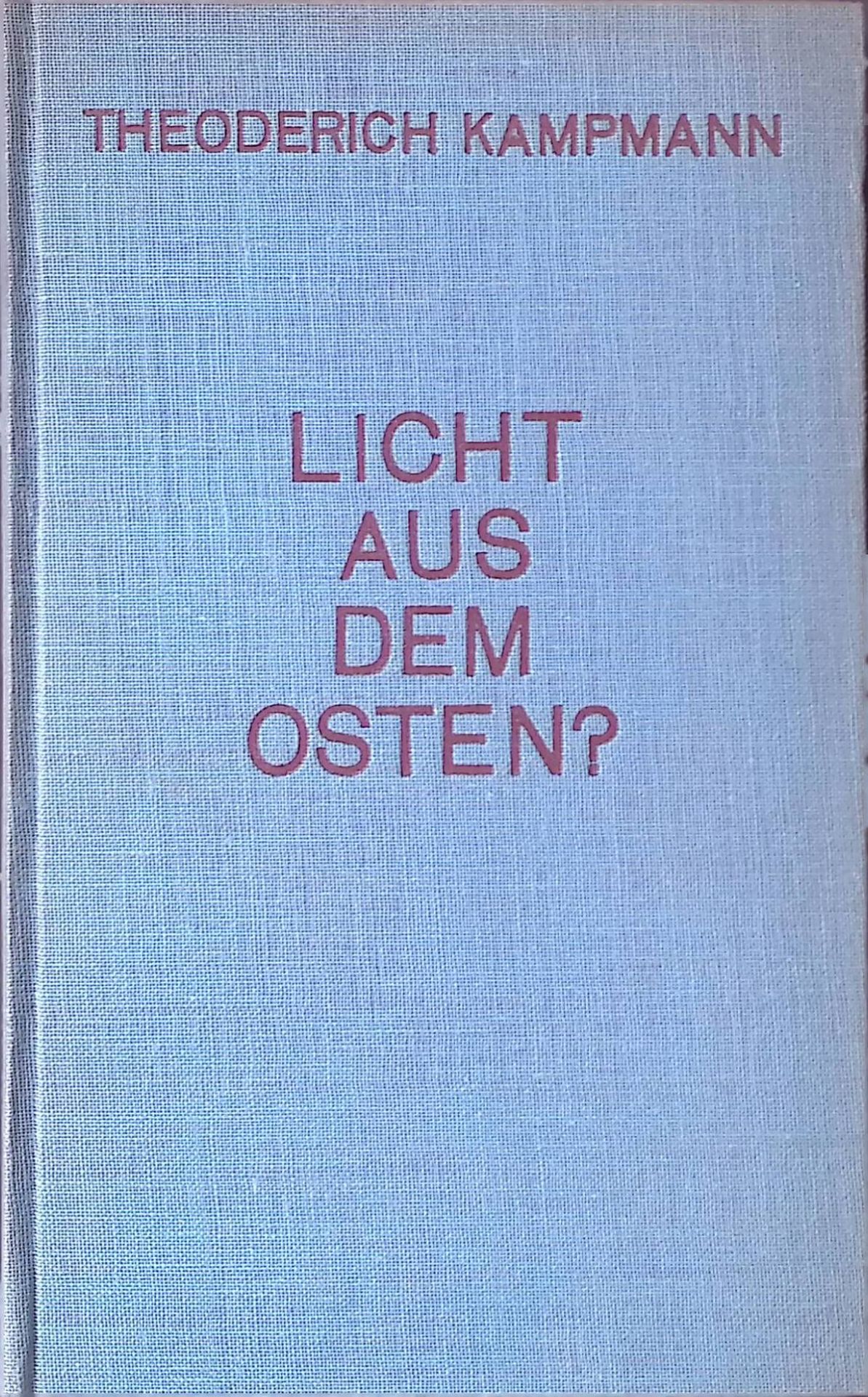 Licht aus dem Osten? Dostojewskis Grunderkenntnisse über d. menschl. Gemeinschaft - Ein Beitr. zur Analyse s. Weltanschauung