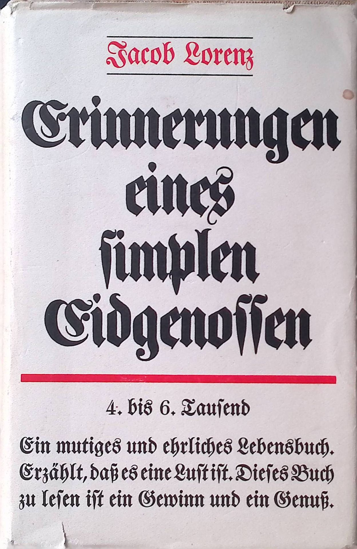Erinnerungen eines simplen Eidgenossen