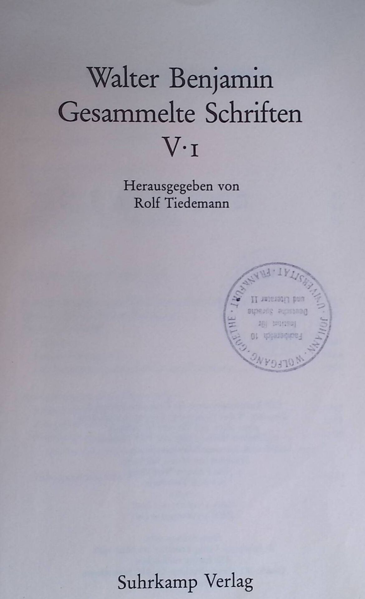 Gesammelte Schriften 5,1