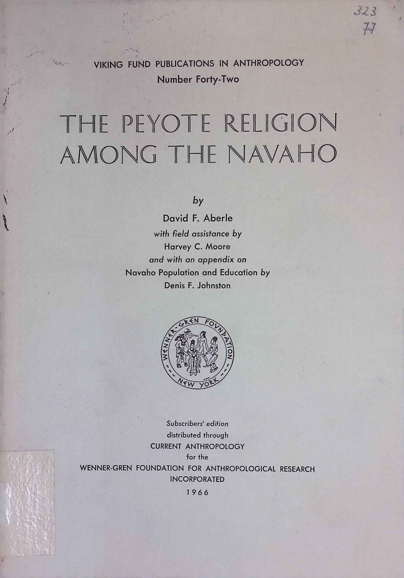 The Peyote Religion Among the Navaho