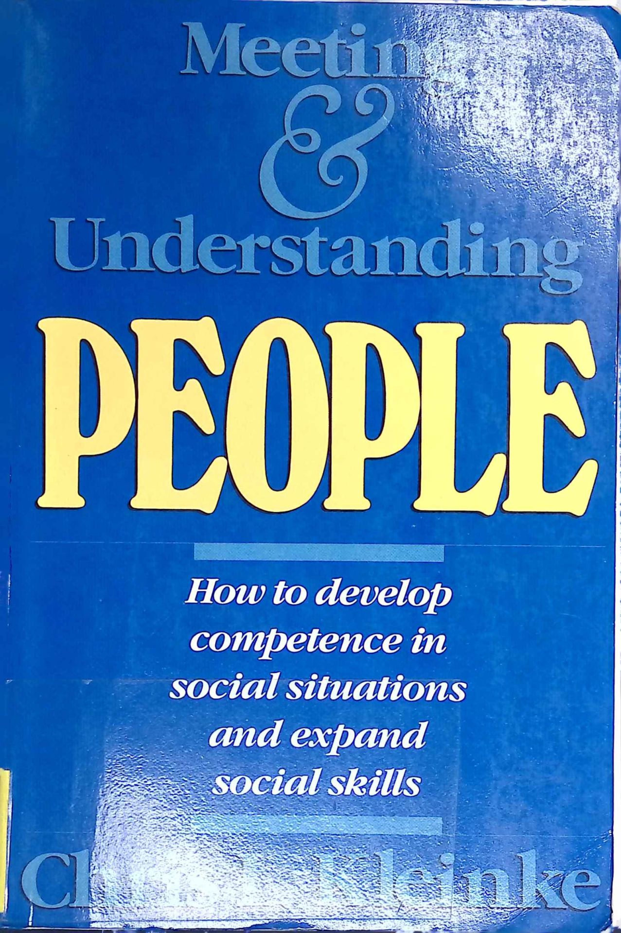 Meeting and Understanding People