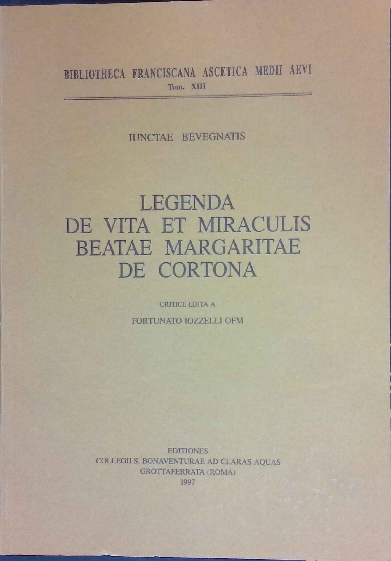 Legenda de vita et miraculis beatae Margaritae de Cortona