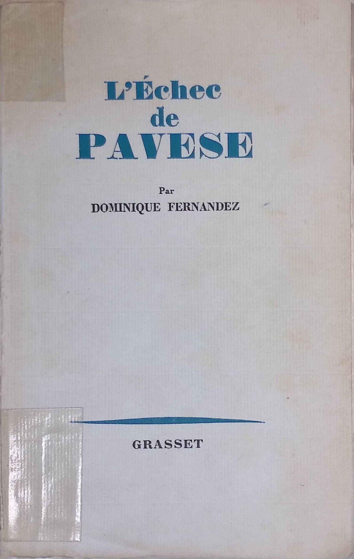 L'Echec de Pavese