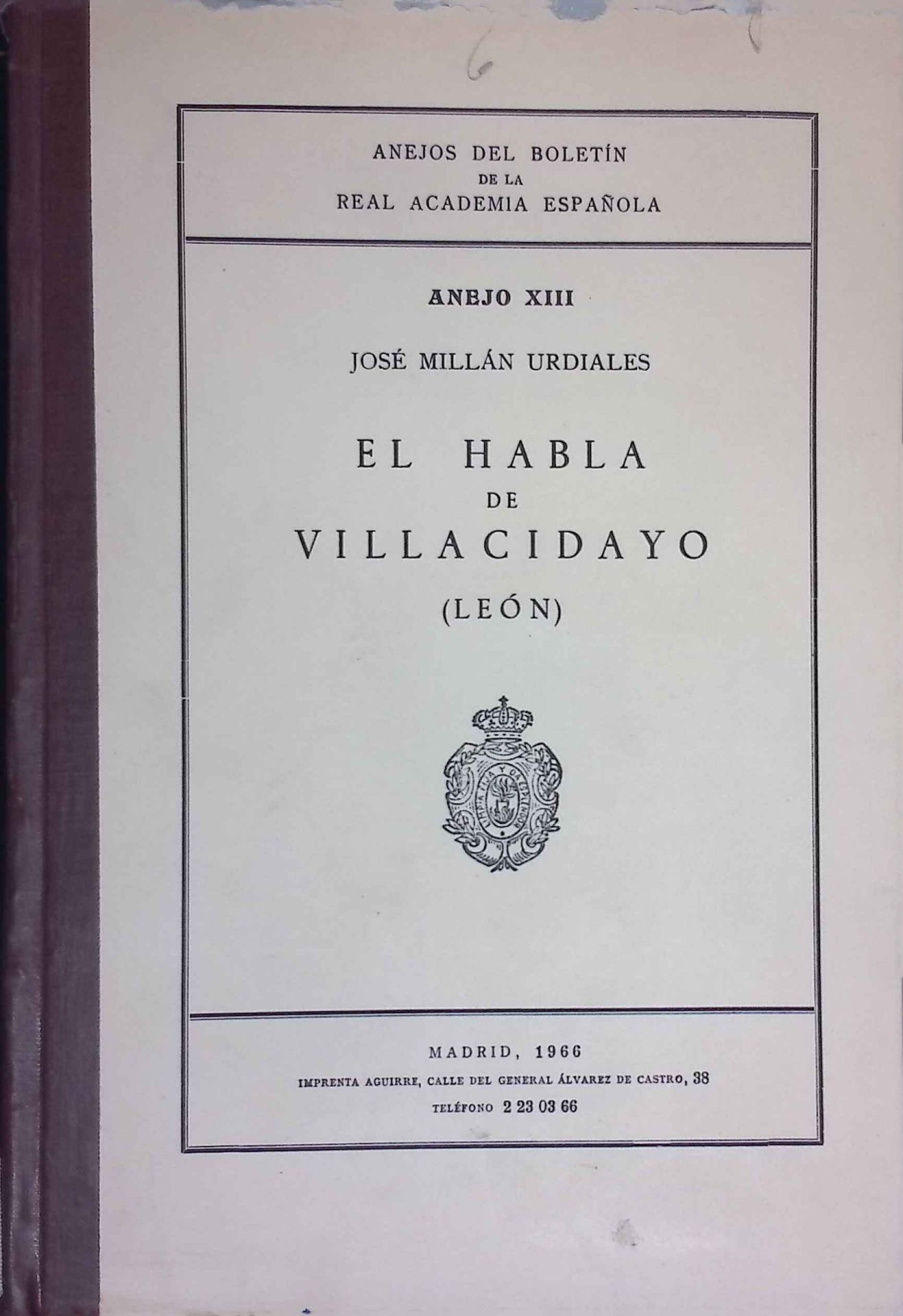 El Habla de Villacidayo (Leon)