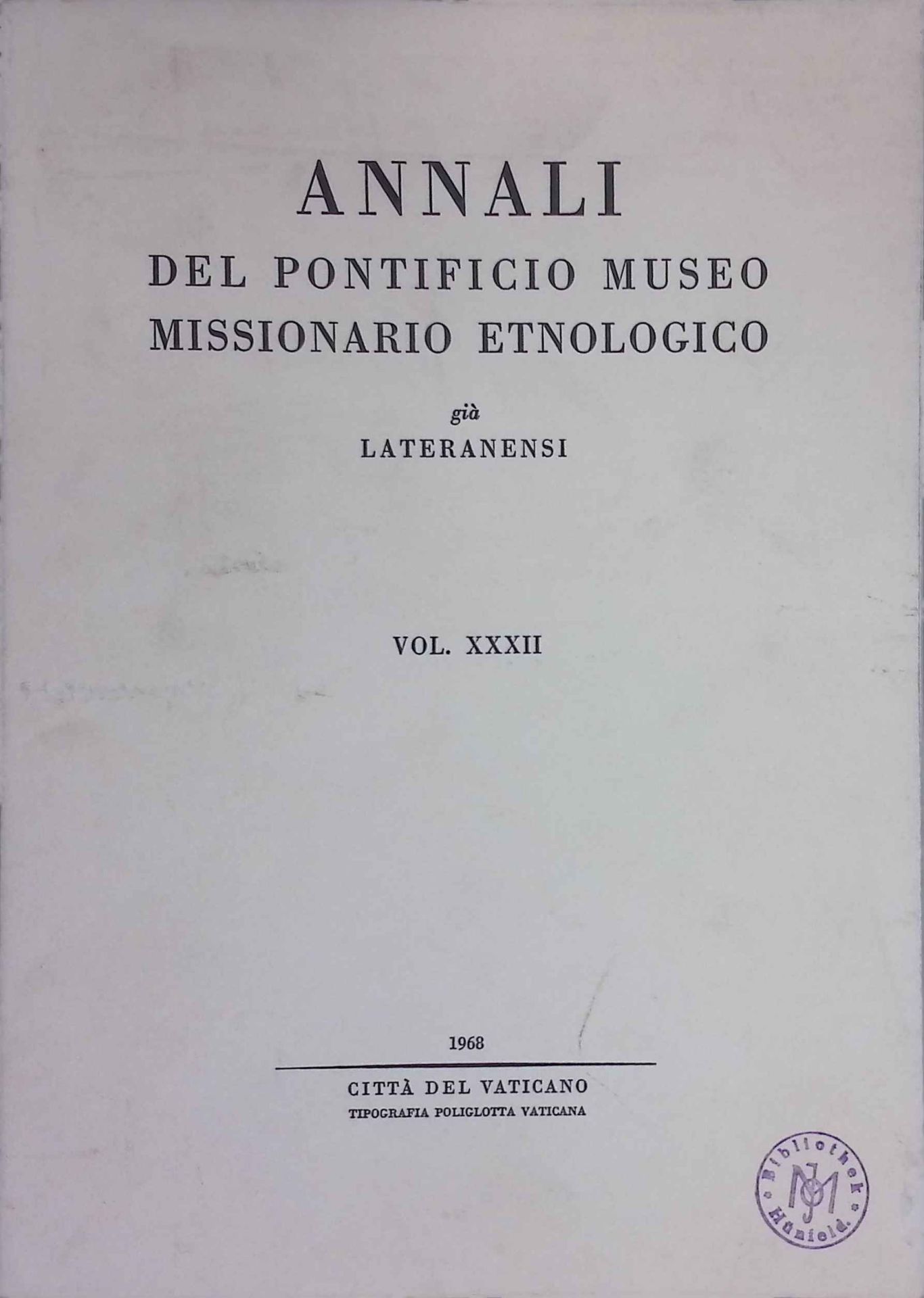 Die japanische Mentalität vor dem 14 Jahrhundert -in: Annali Del Pontificio Museo Missionario Etnologico, Vol. XXXII