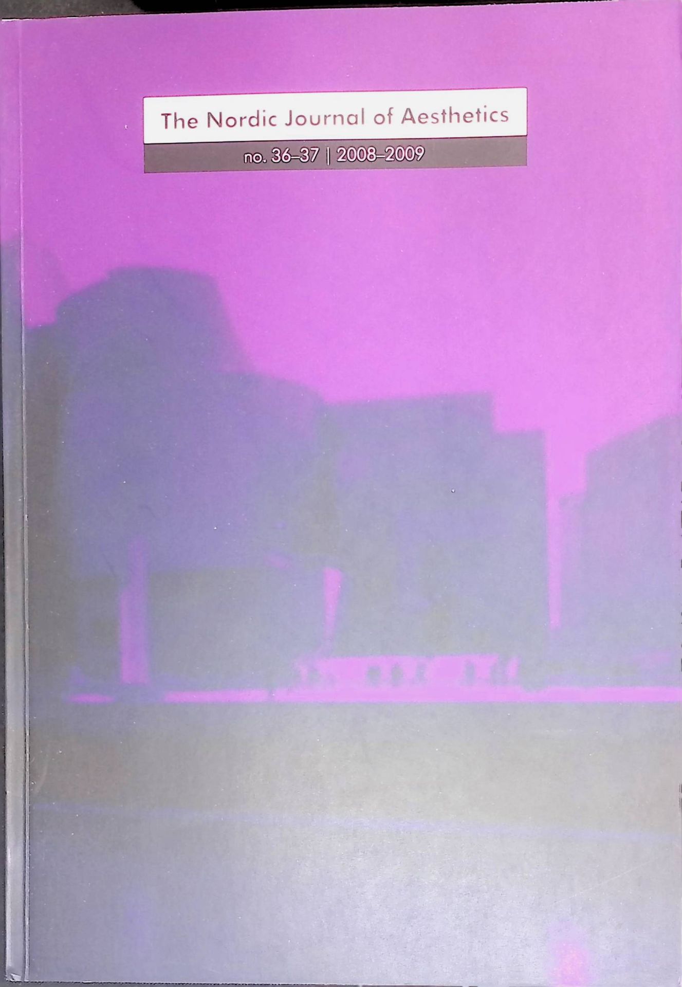 Temptation to Self-Indulgence? Aesthetics and Function in Recent Art Museum Design. -in: The Nordic Journal of Aesthetics No, 36-37