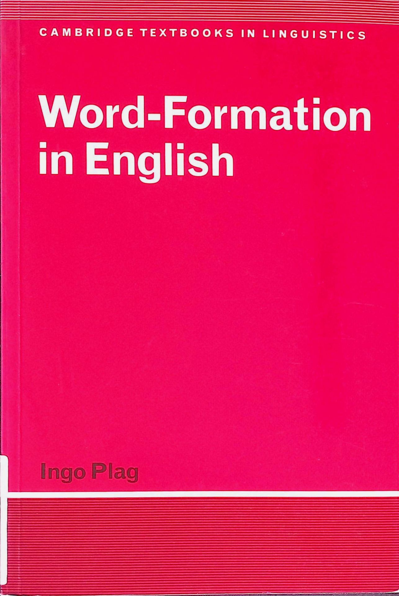 Word-Formation in English