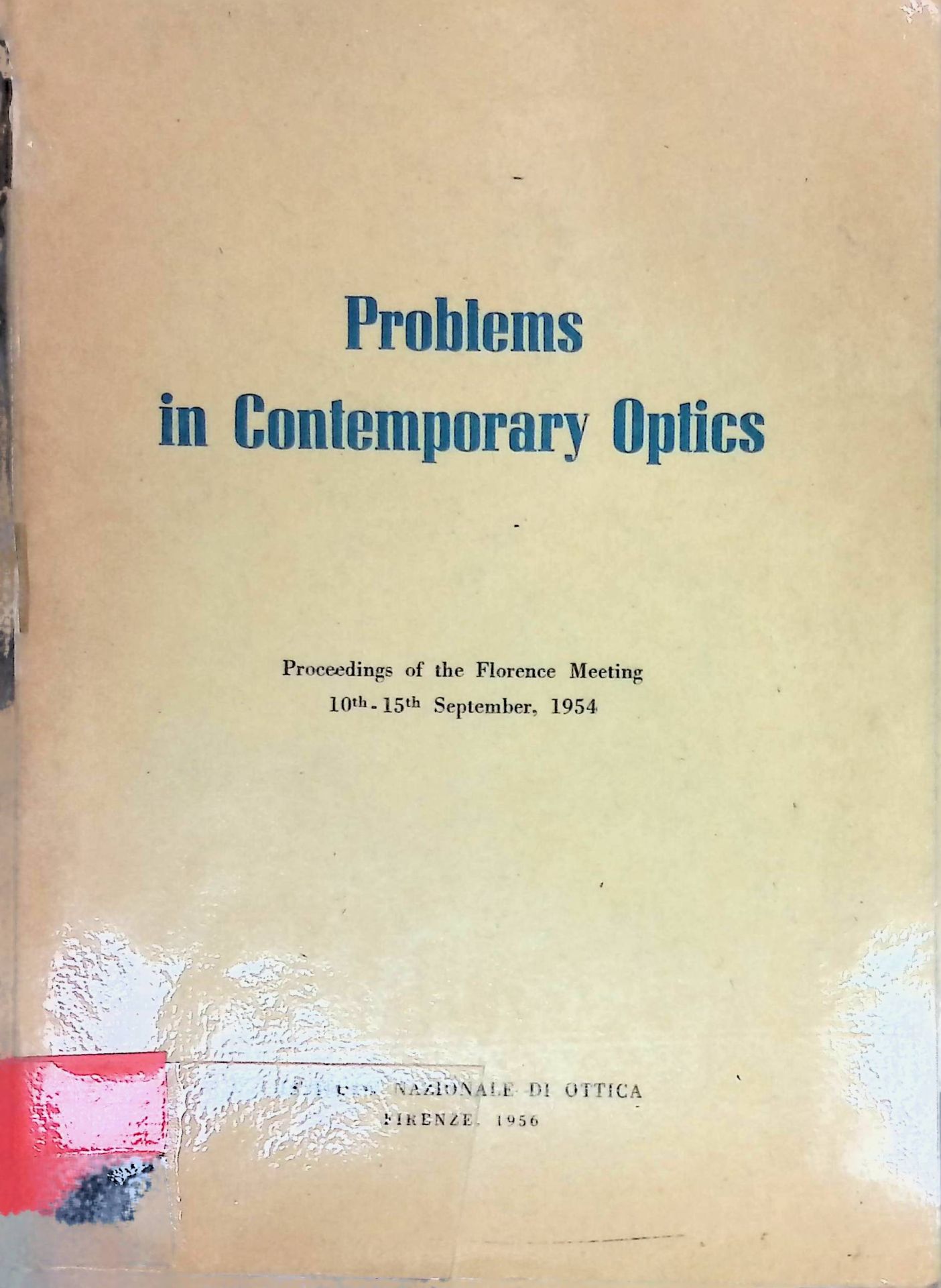 Problems in Contemporary Optics