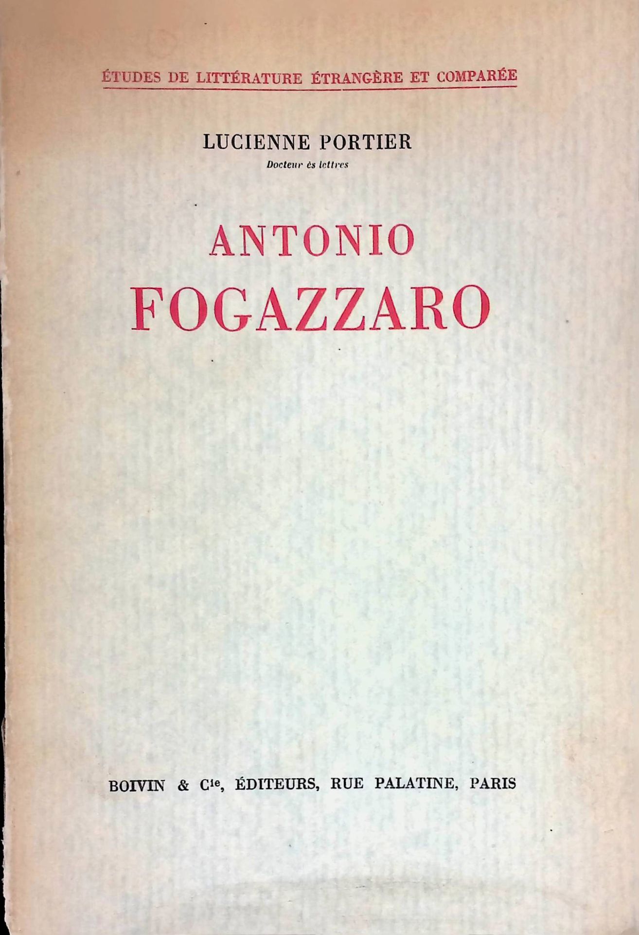 Antonio Fogazzaro