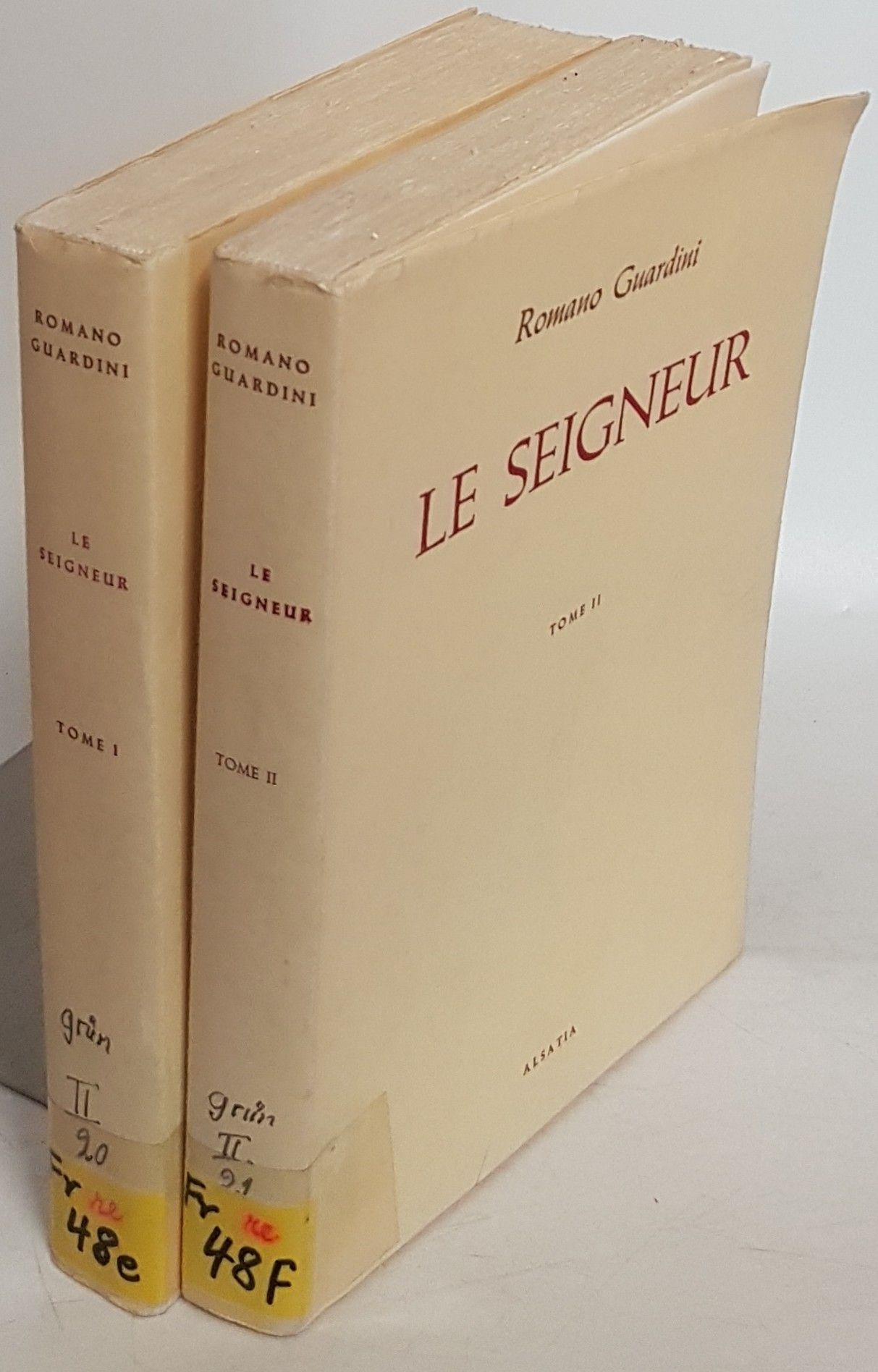 Le seigneur, meditations sur la personne et la vie de Jesus-Christ (2 tomes/ 2 Bände KOMPLETT)