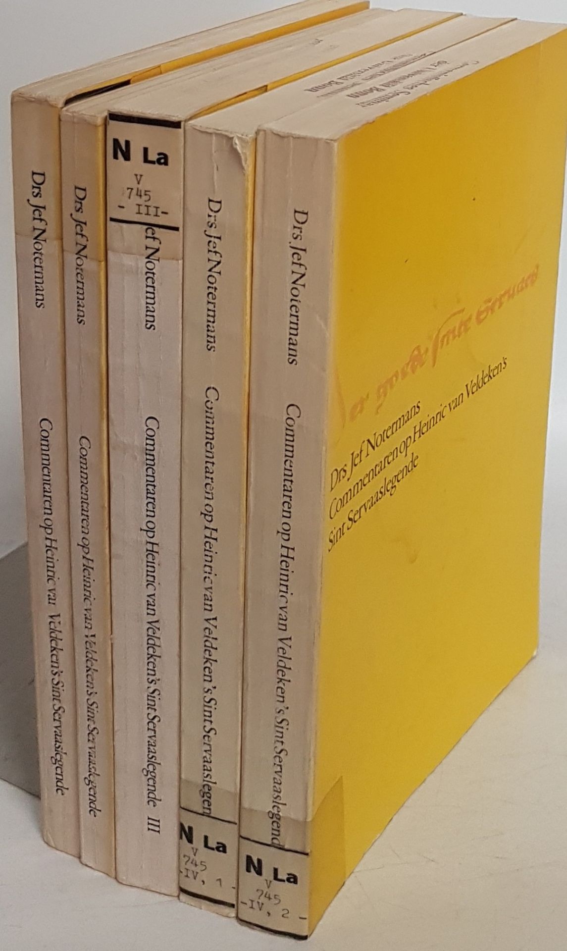 Commentaren op Heinric van Veldeken's Sint Servaaslegende (4 Bände in 5 Teilen KOMPLETT)
