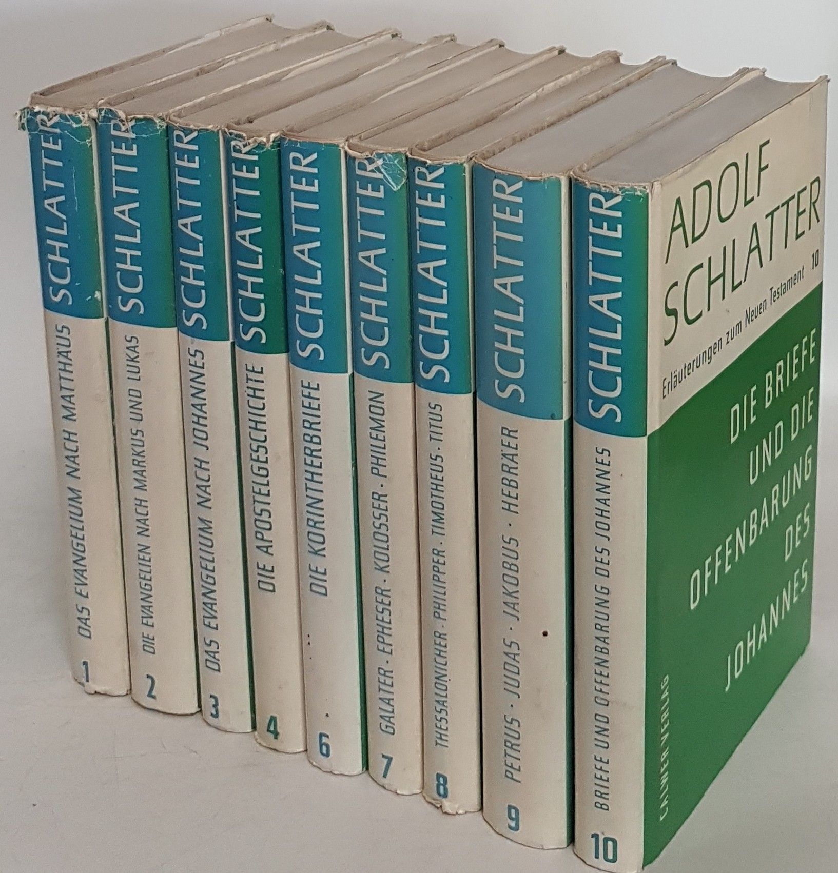 Erläuterungen zum Neuen Testament. Ausgelegt für Bibelleser (9 Bände von 10) - hier vorhanden: Bd.1-4 - 6-10