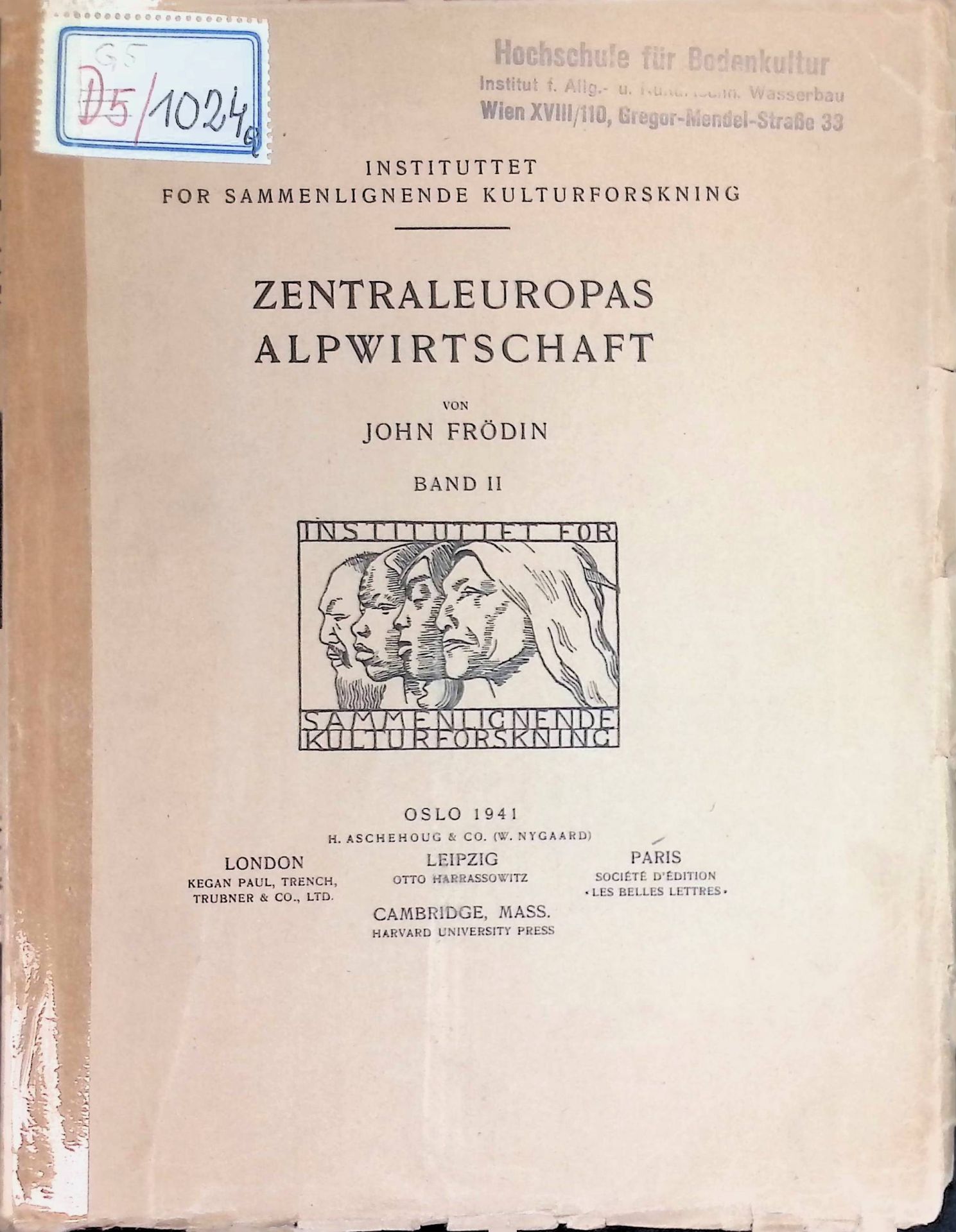 Zentraleuropas Alpwirtschaft, Band II