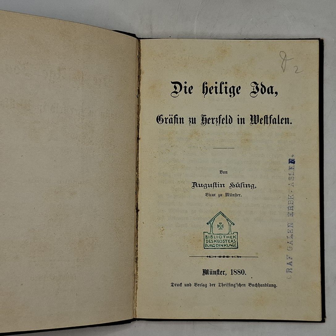 Die heilige Ida, Gräfin zu Herzfeld in Westfalen