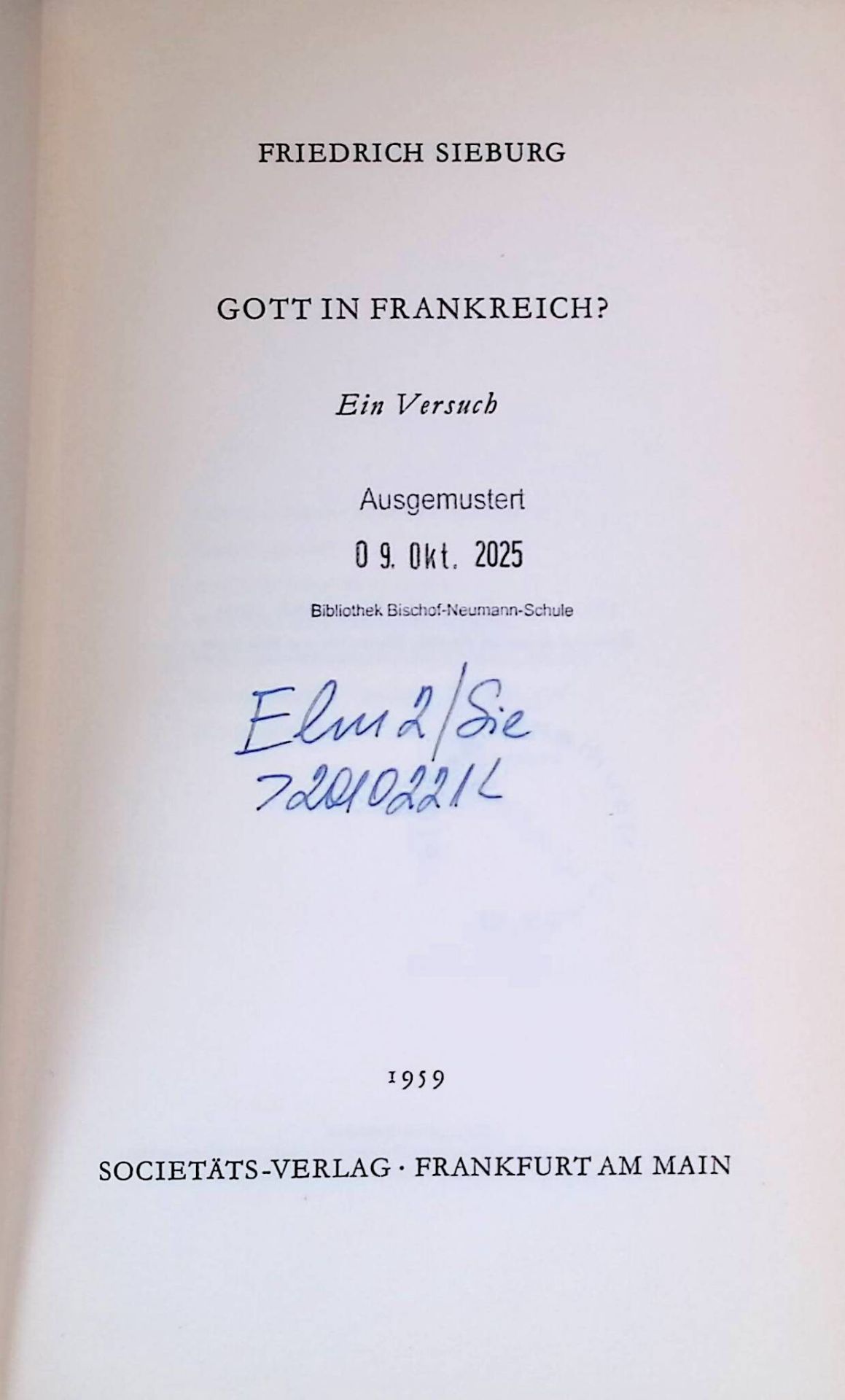 Gott in Frankreich? Ein Versuch