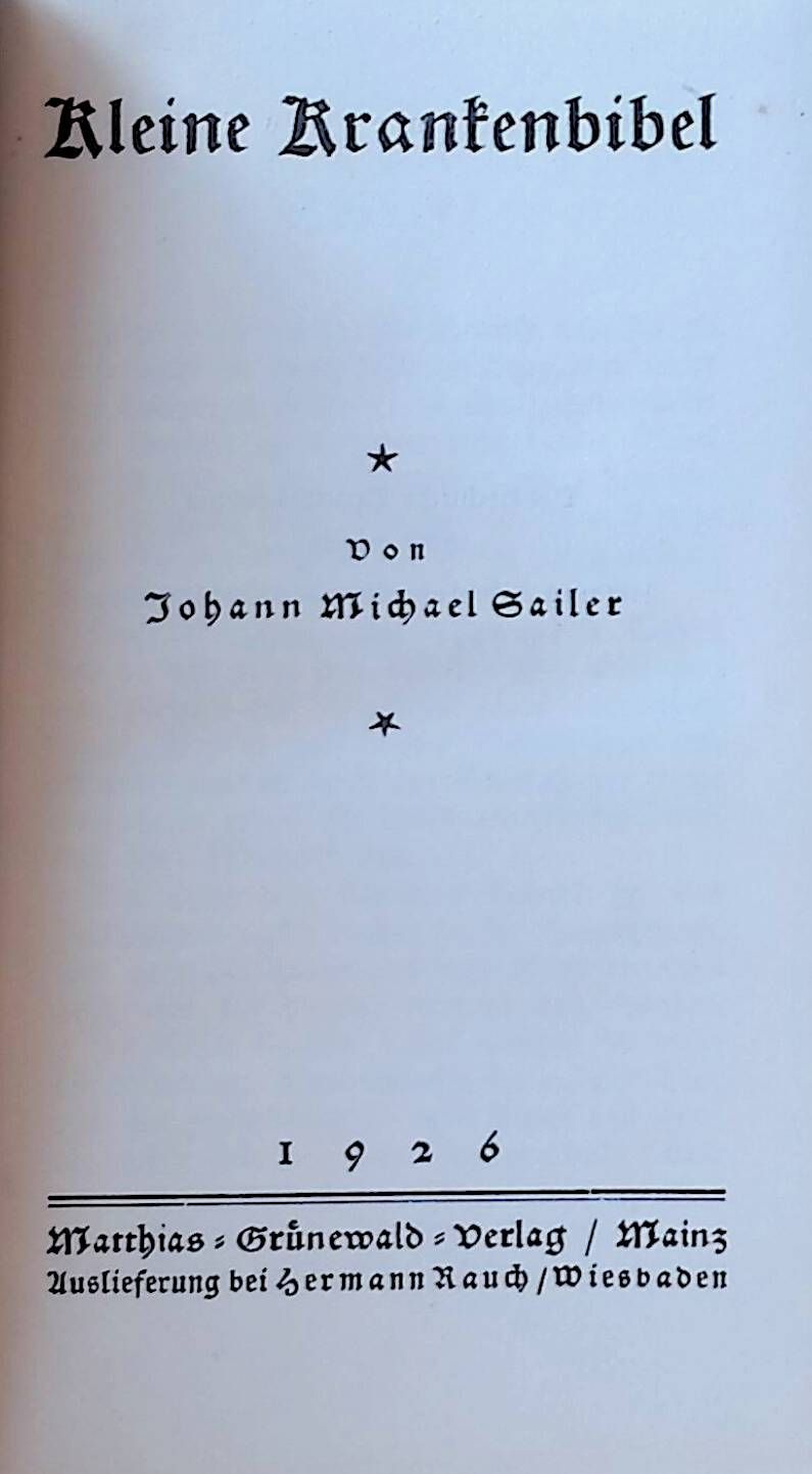 Kleine Krankenbibel