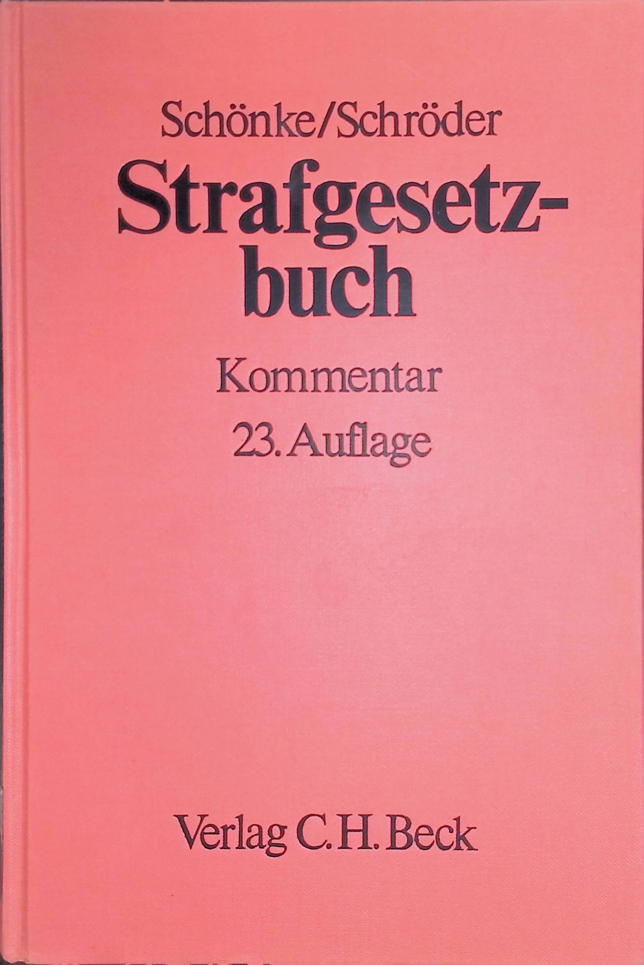 Strafgesetzbuch : Kommentar