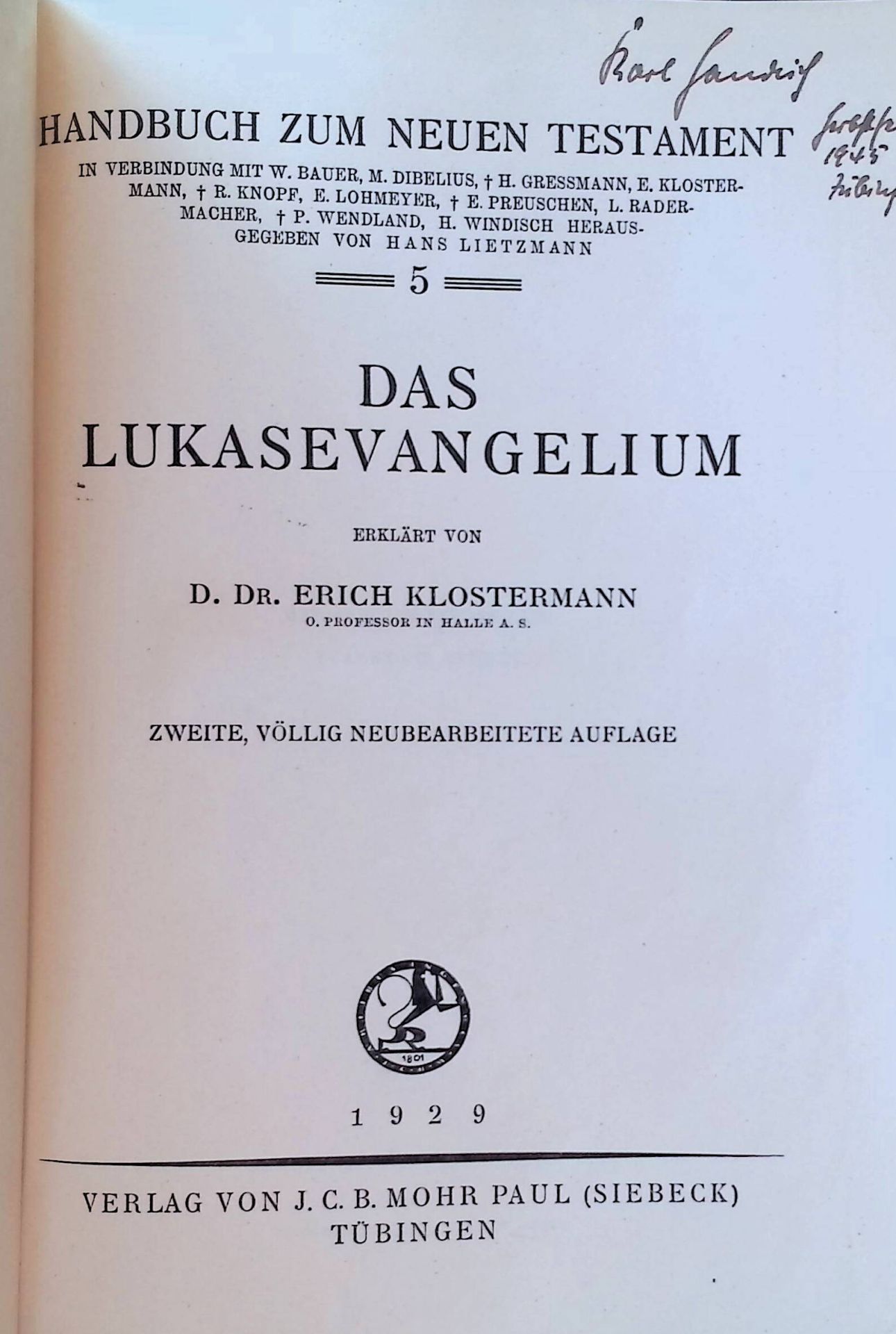 Das Lukasevangelium