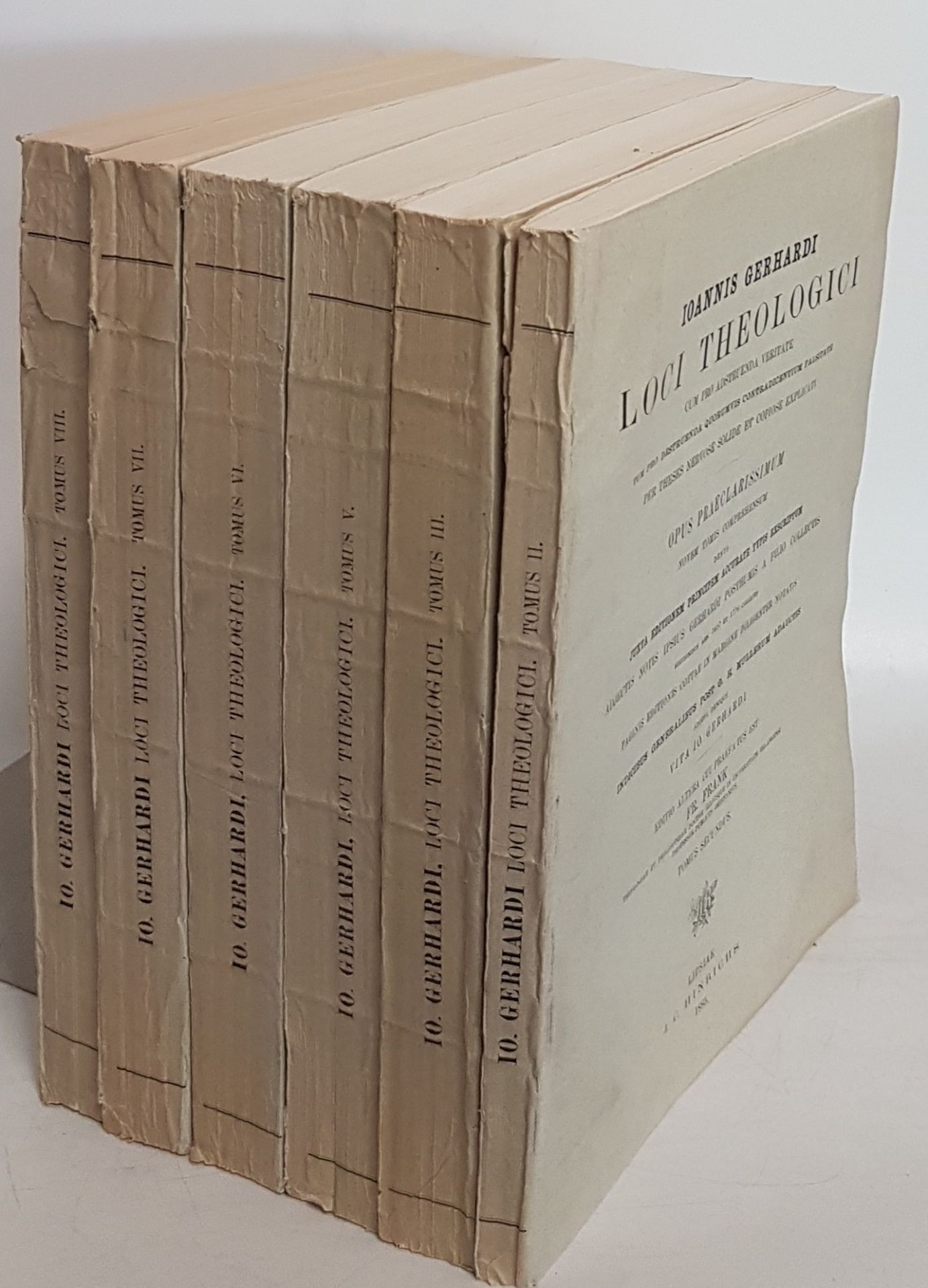 Ioannis Gerhardi Loci Theologici...Opus Praeclarissimum (KONVOLUT aus 6 Bänden) - hier vorhanden: Tomus II -III -V-VIII