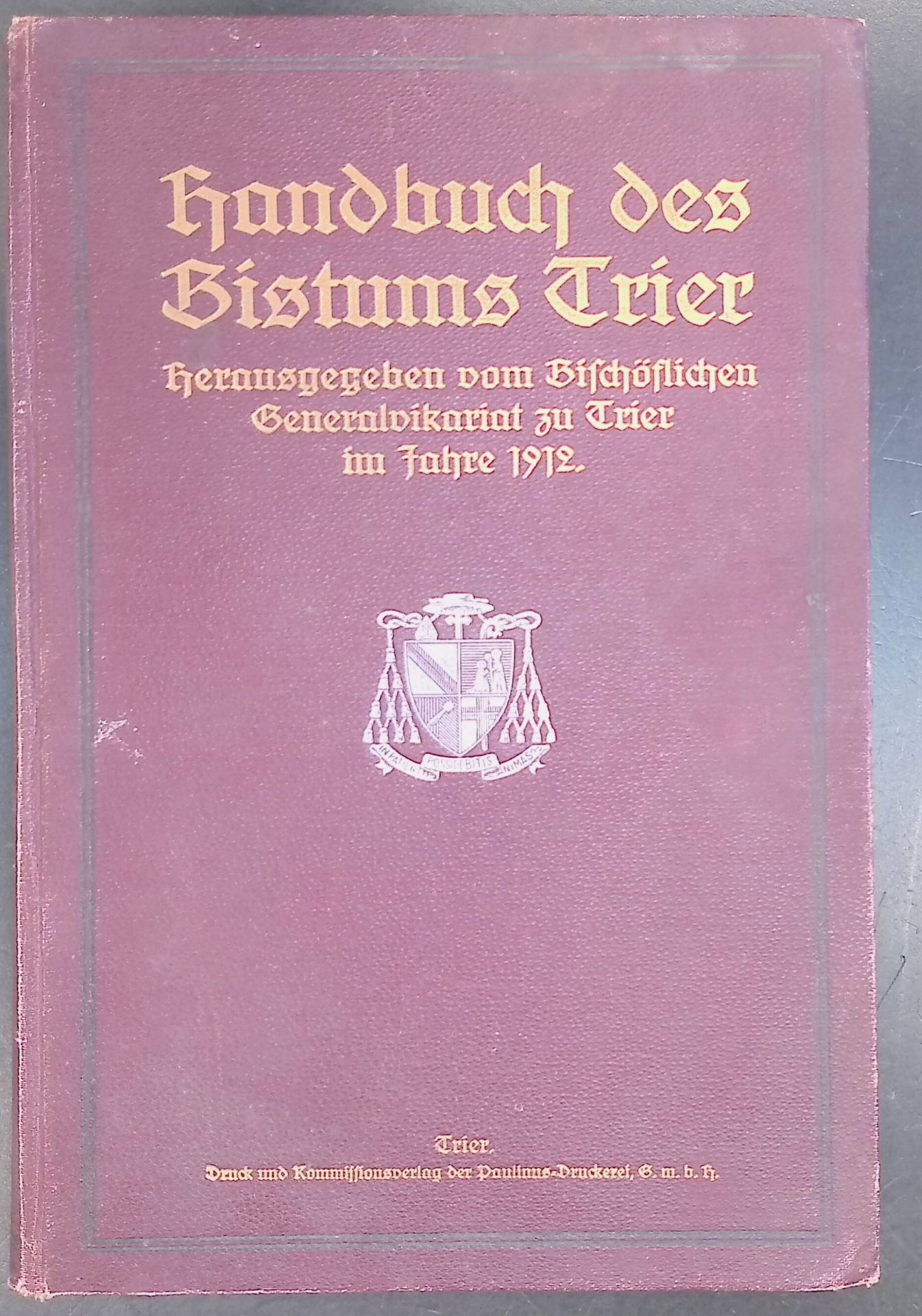 Handbuch des Bistums Trier 1912