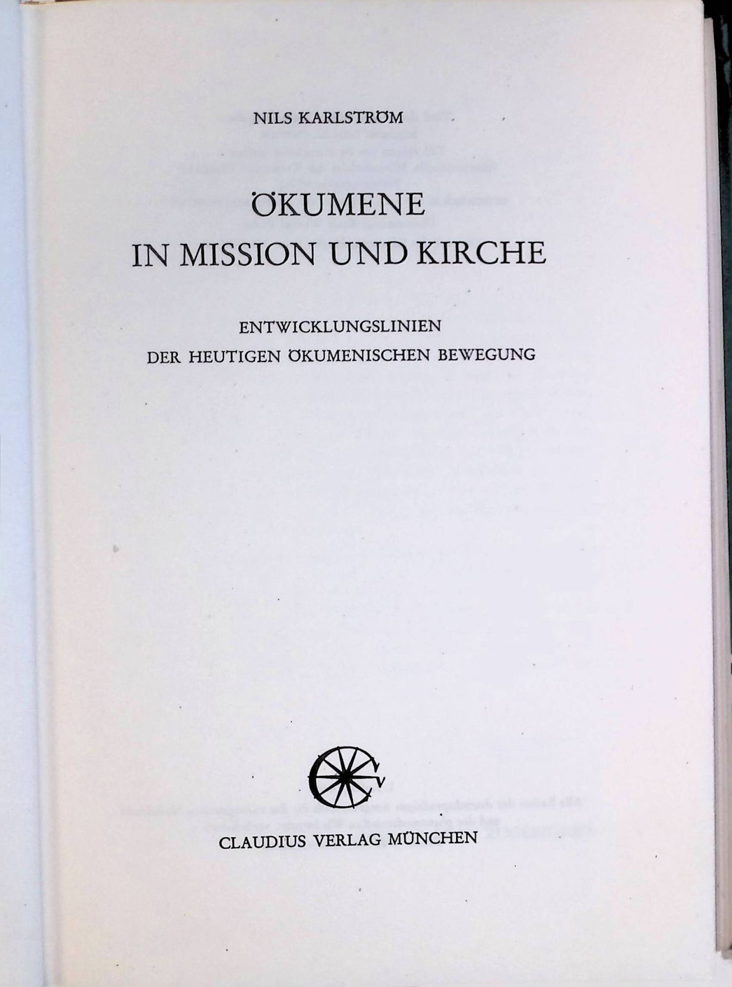 Ökumene in Mission und Kirche
