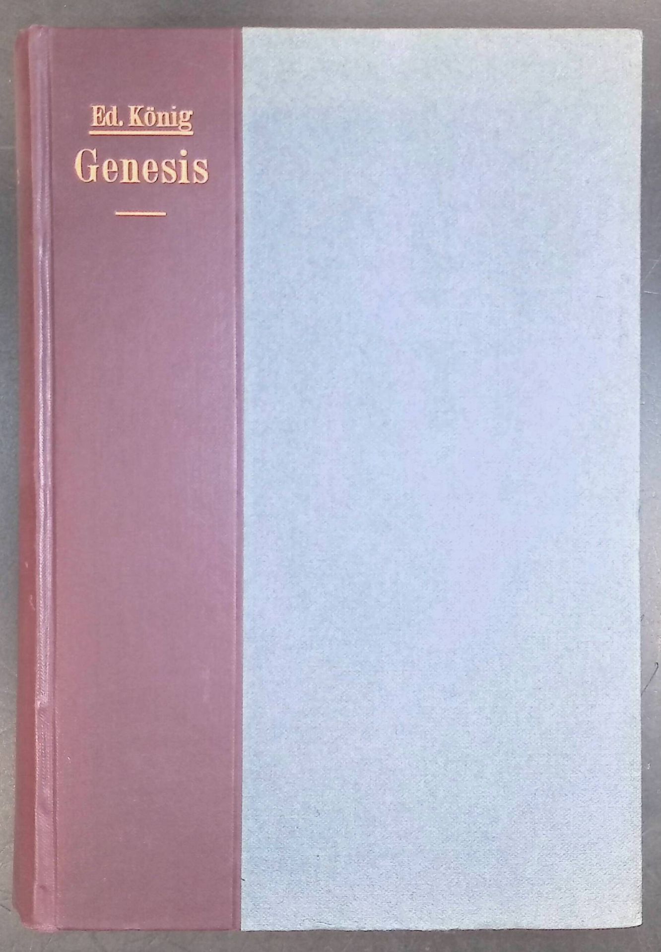 Die Genesis : eingeleitet, übersetzt und erklärt