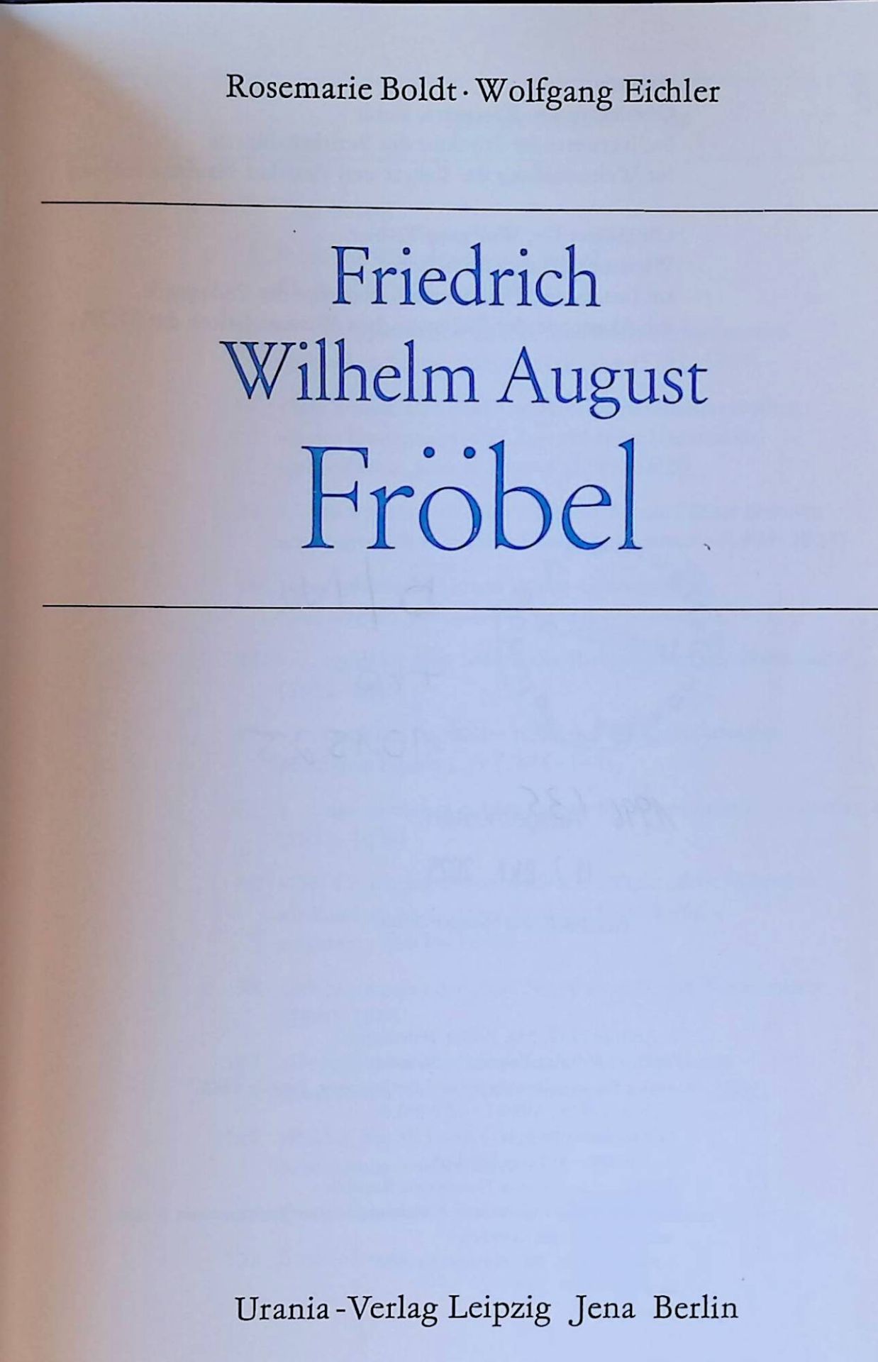 Friedrich Wilhelm August Fröbel
