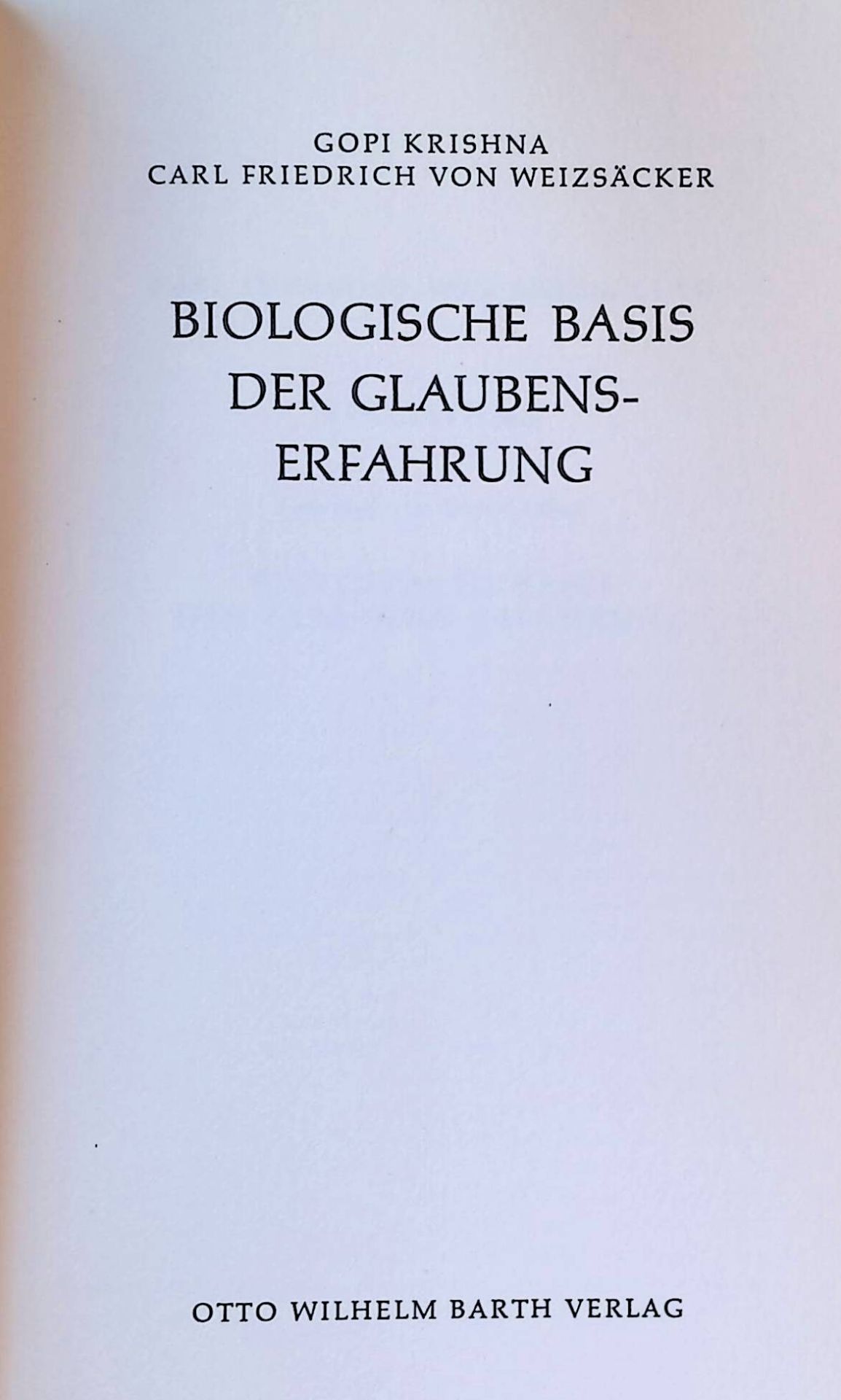 Biologische Basis religiöser Erfahrung
