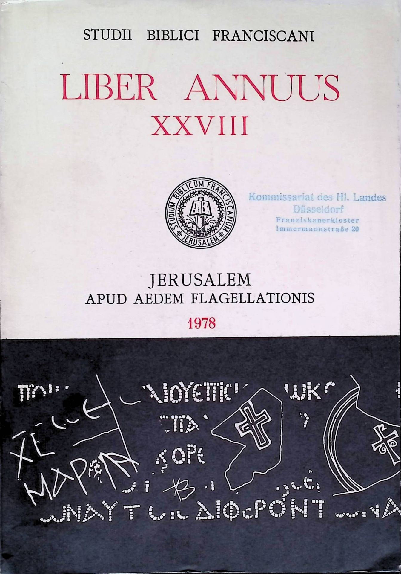 Studii Biblici Franciscani Liber Annuus, XXVIII (1978)