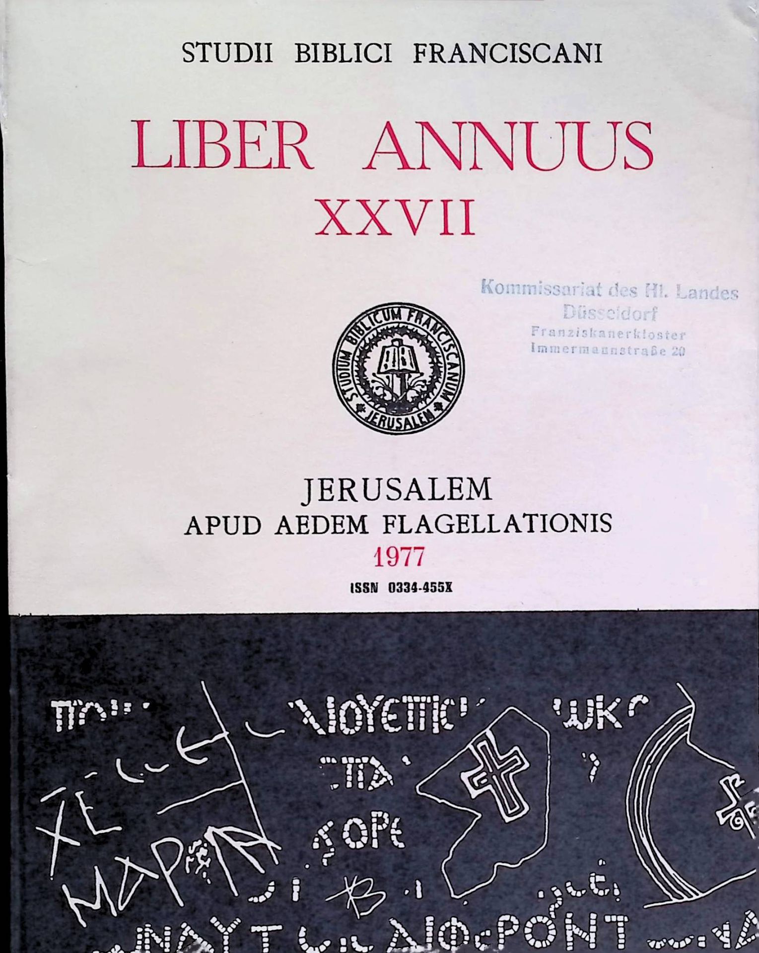 Studii Biblici Franciscani Liber Annuus, XXVII (1977)