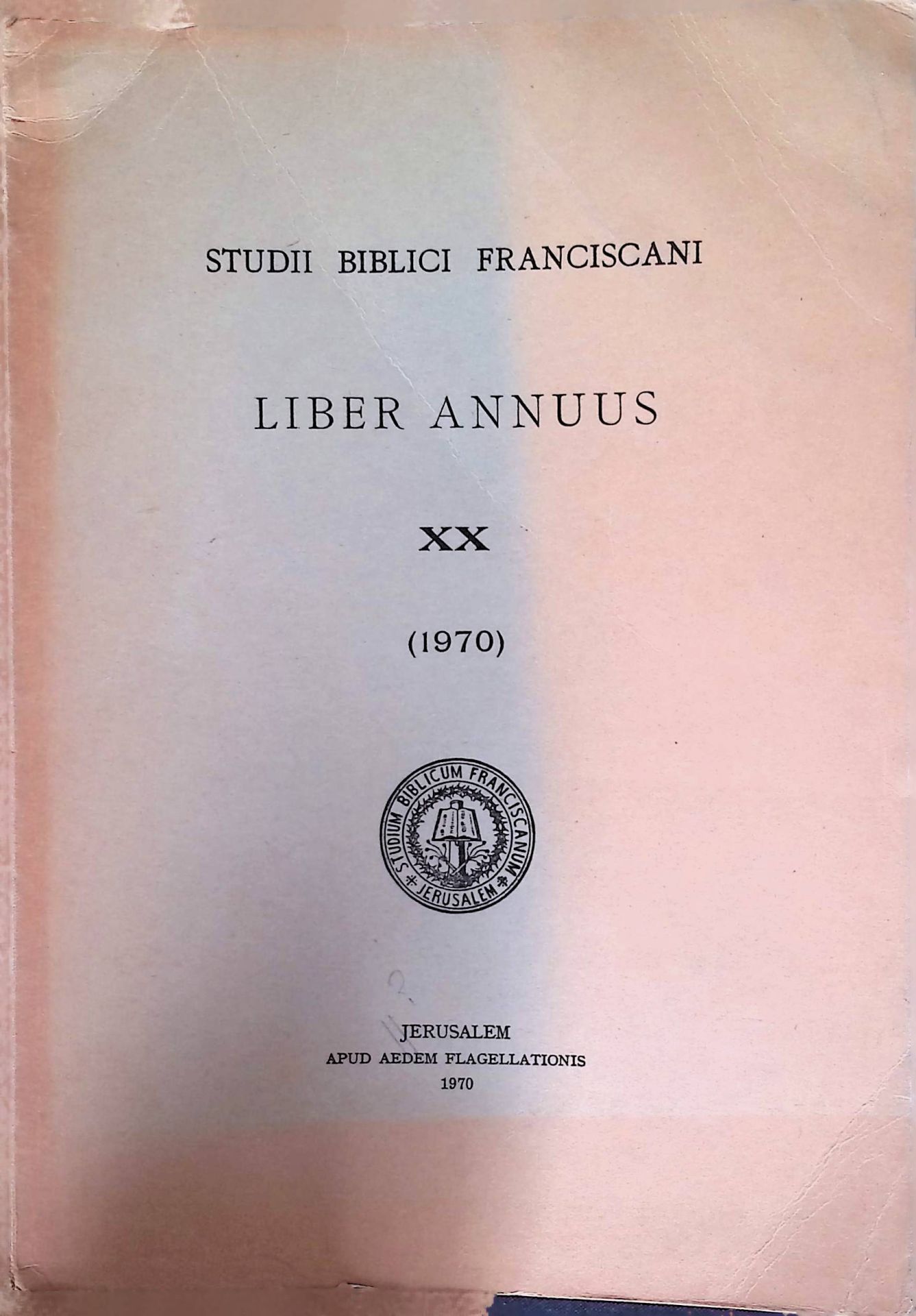 Studii Biblici Franciscani Liber Annuss XX (1970)