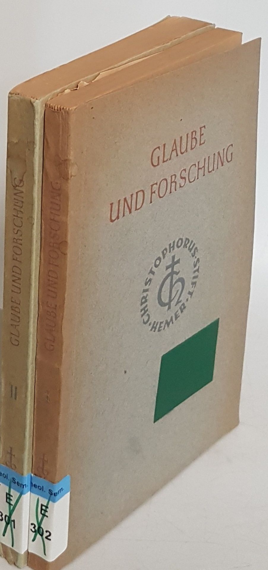 Glaube und Forschung: Vorträge und Abhandlungen der Evang. Akademie Christophorus-Stift (2 Folgen KOMPLETT) - 1. und 2. Folge