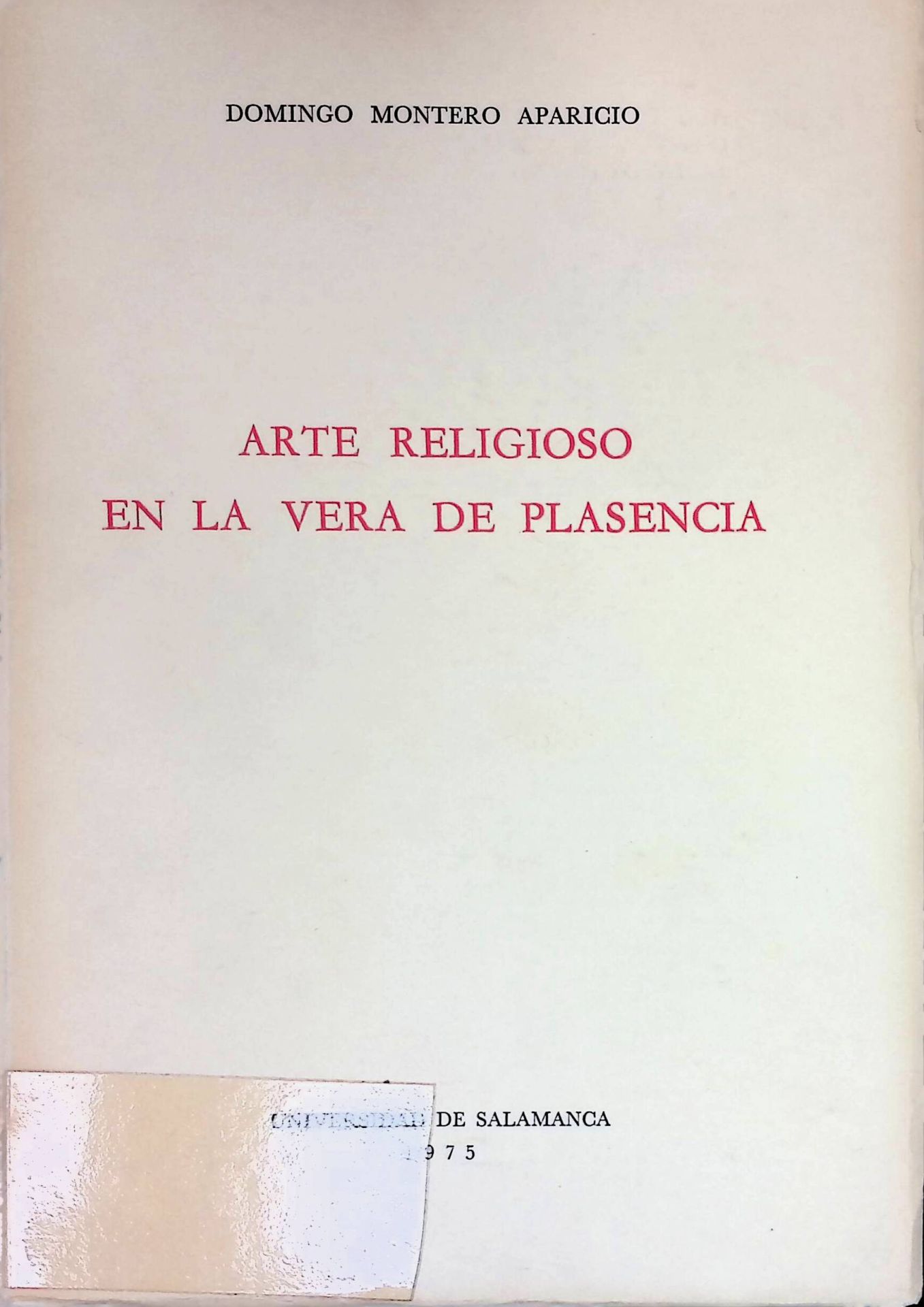 Arte Religioso en la Vera de Plasencia