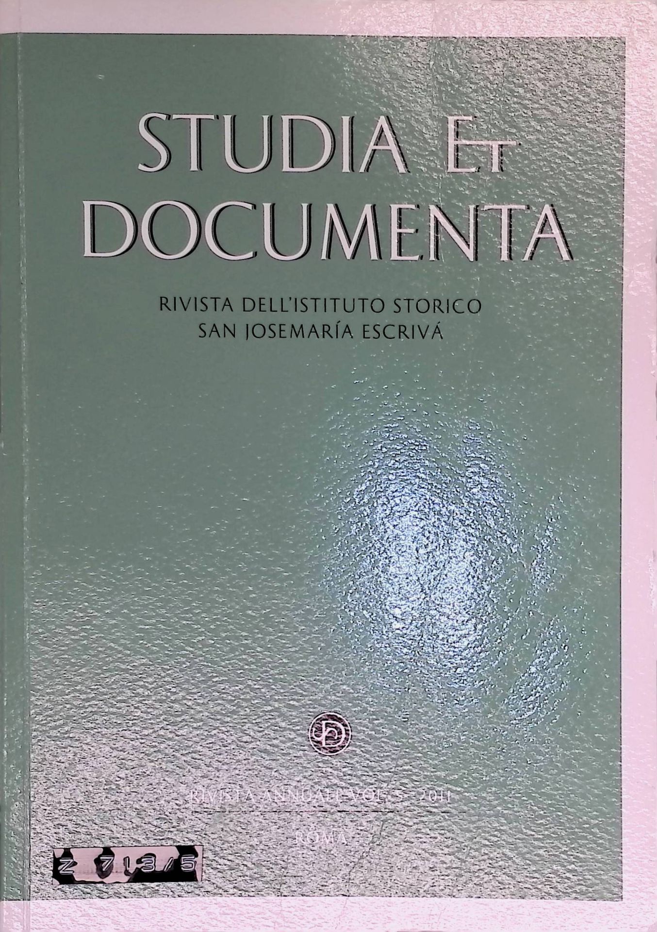 Netherhall House, London (1960-1984): The Commonwealth dimension. -in: Studia et Documenta, Vol. 5 - 2011