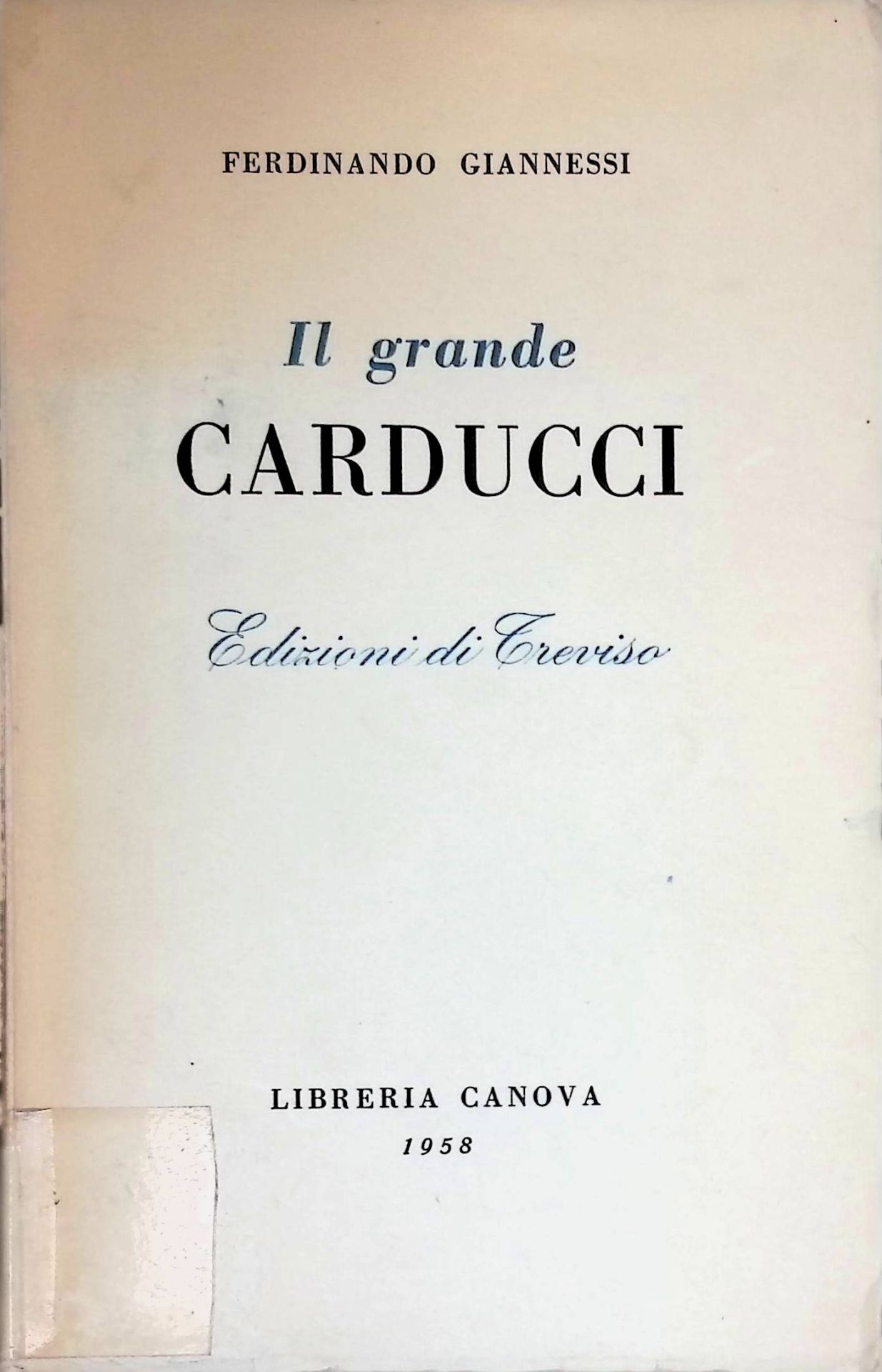 Il grande Carducci