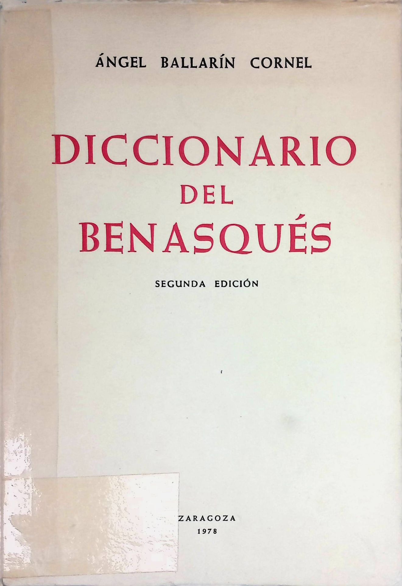 Diccionario del Benasques