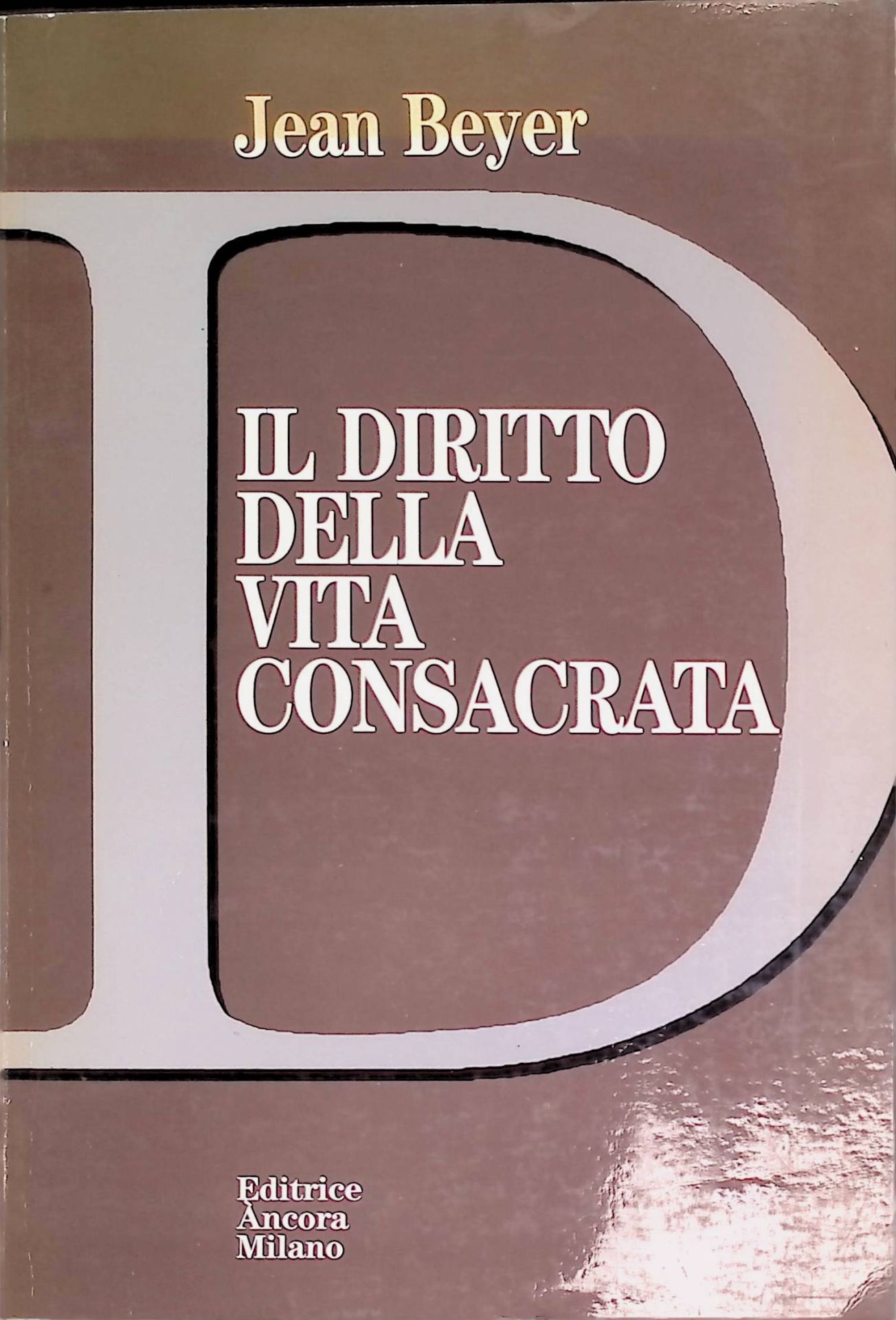 Il diritto della vita consacrata