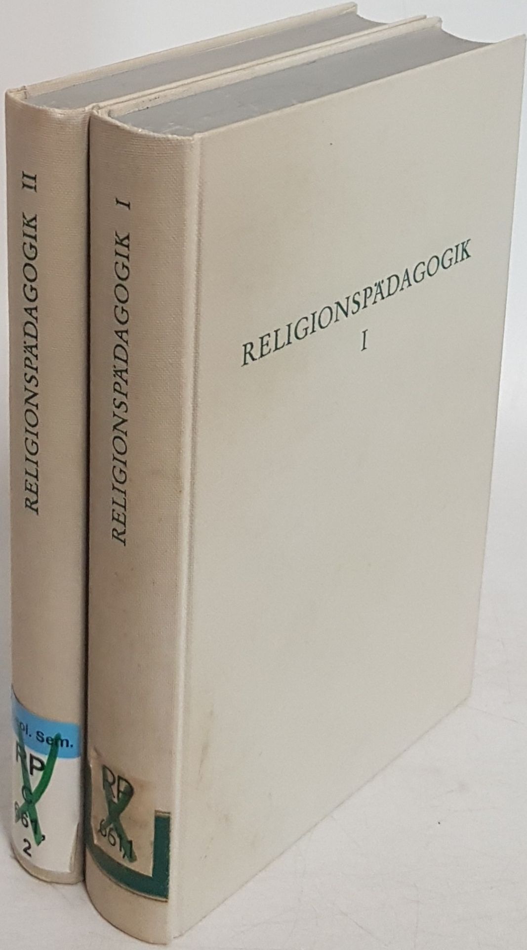 Religionspädagogik (2 Bände KOMPLETT) - Bd.1: Der Evangelische Weg/ Bd.2: Der theologische Protest