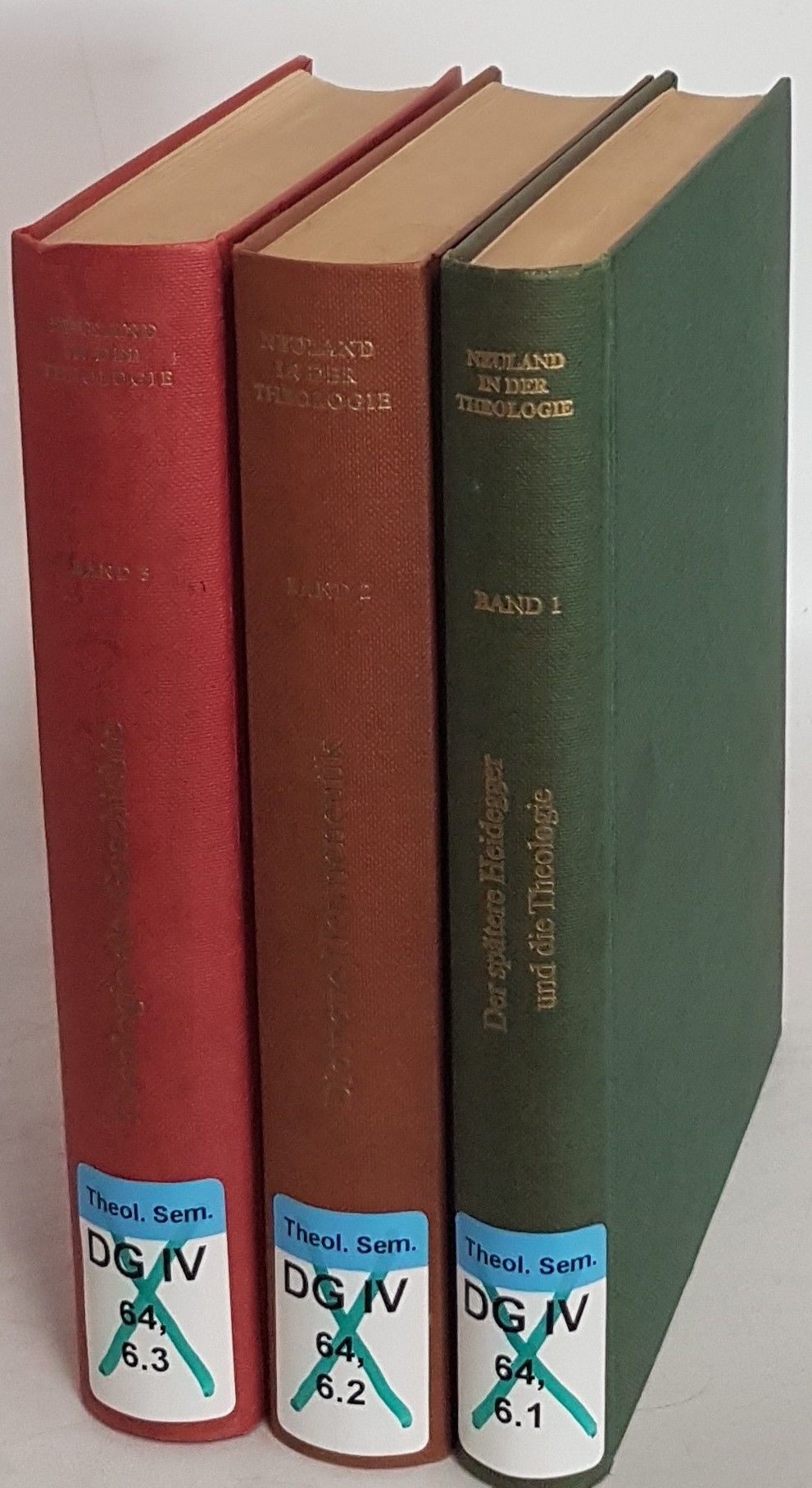 Neuland in der Theologie: Gespräche zwischen amerikanischen und europäischen Theologen (3 Bände KOMPLETT) - Bd.I: Der spätere Heidegger und die Theologie/ Bd.II: Der neue Hermeneutik/ Bd.III: Theologie als Geschichte
