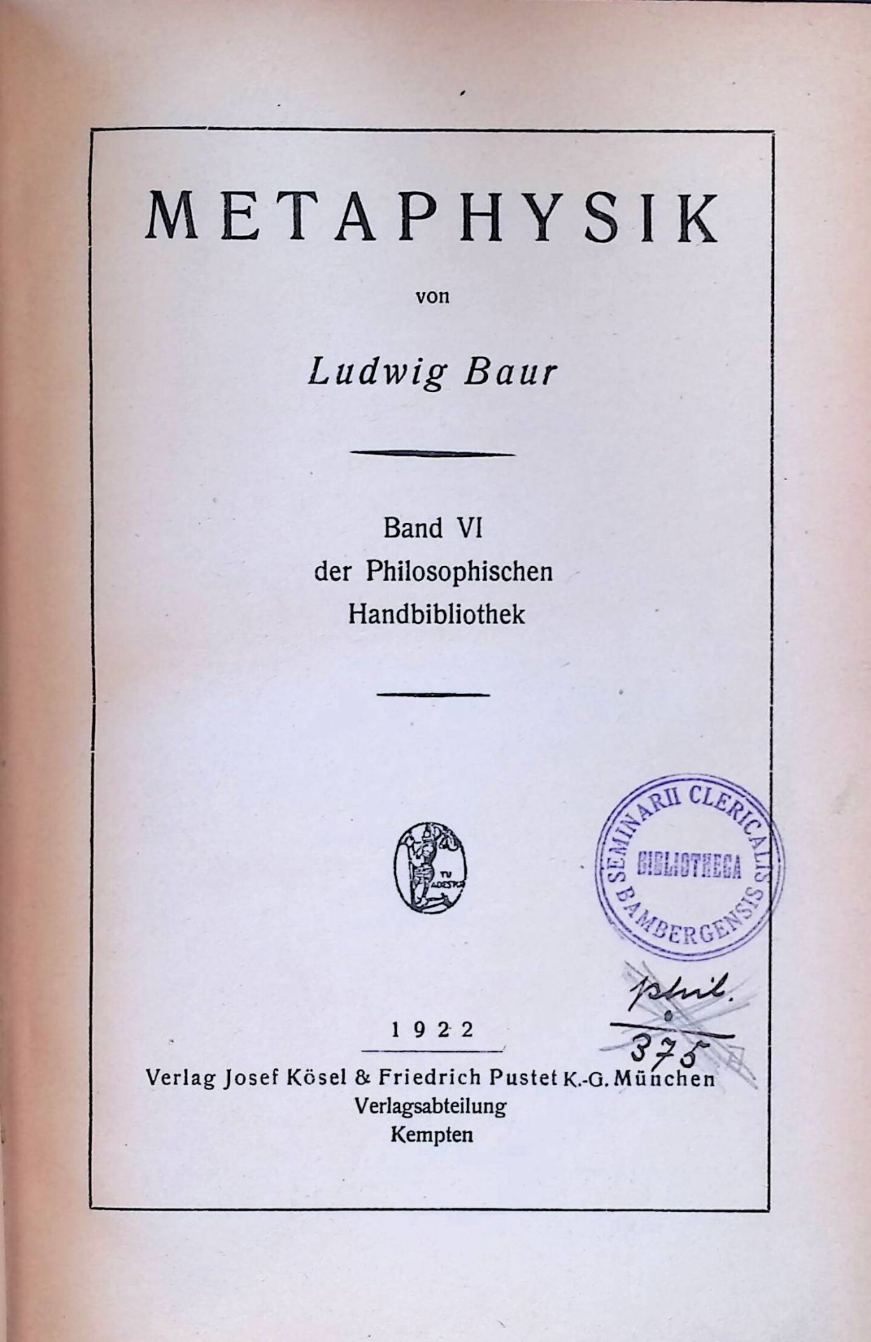 Metaphysik