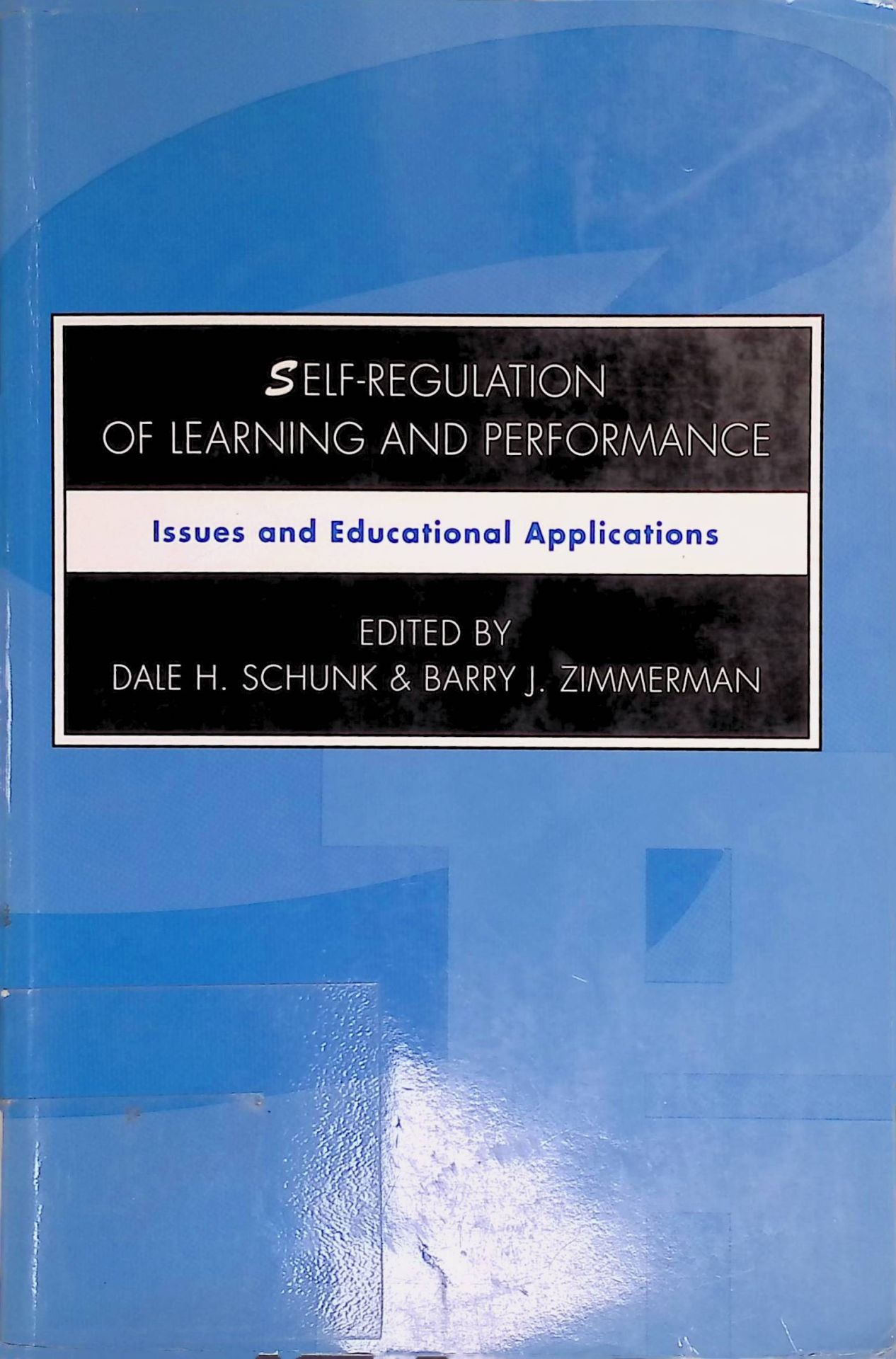 Self-Regulation of Learning and Performance: Issues and Educational Applications