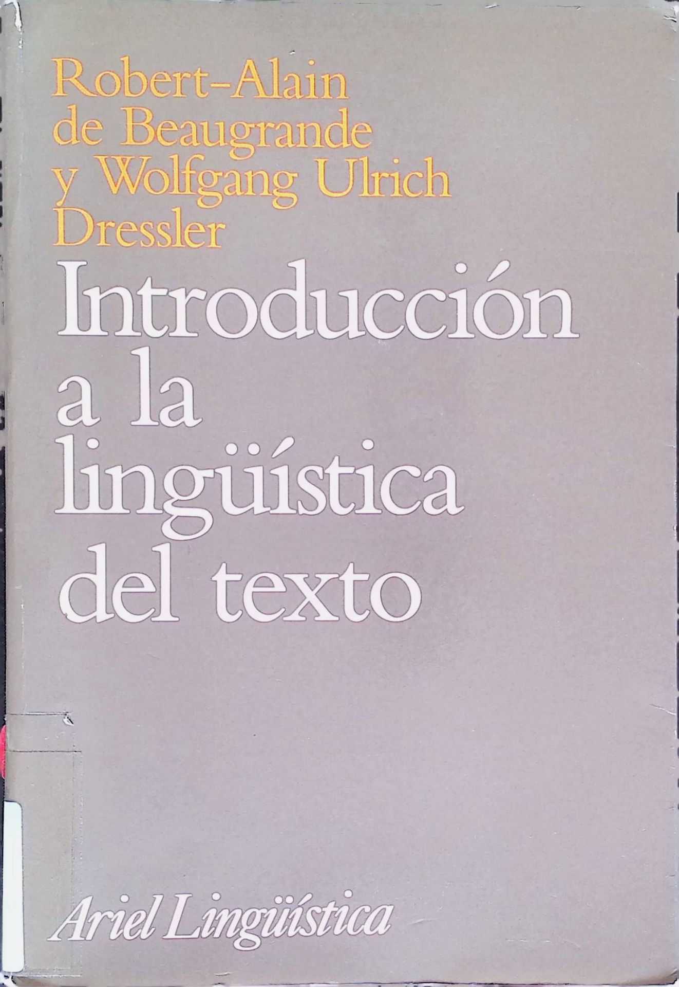 Introducción a la lingüística del texto