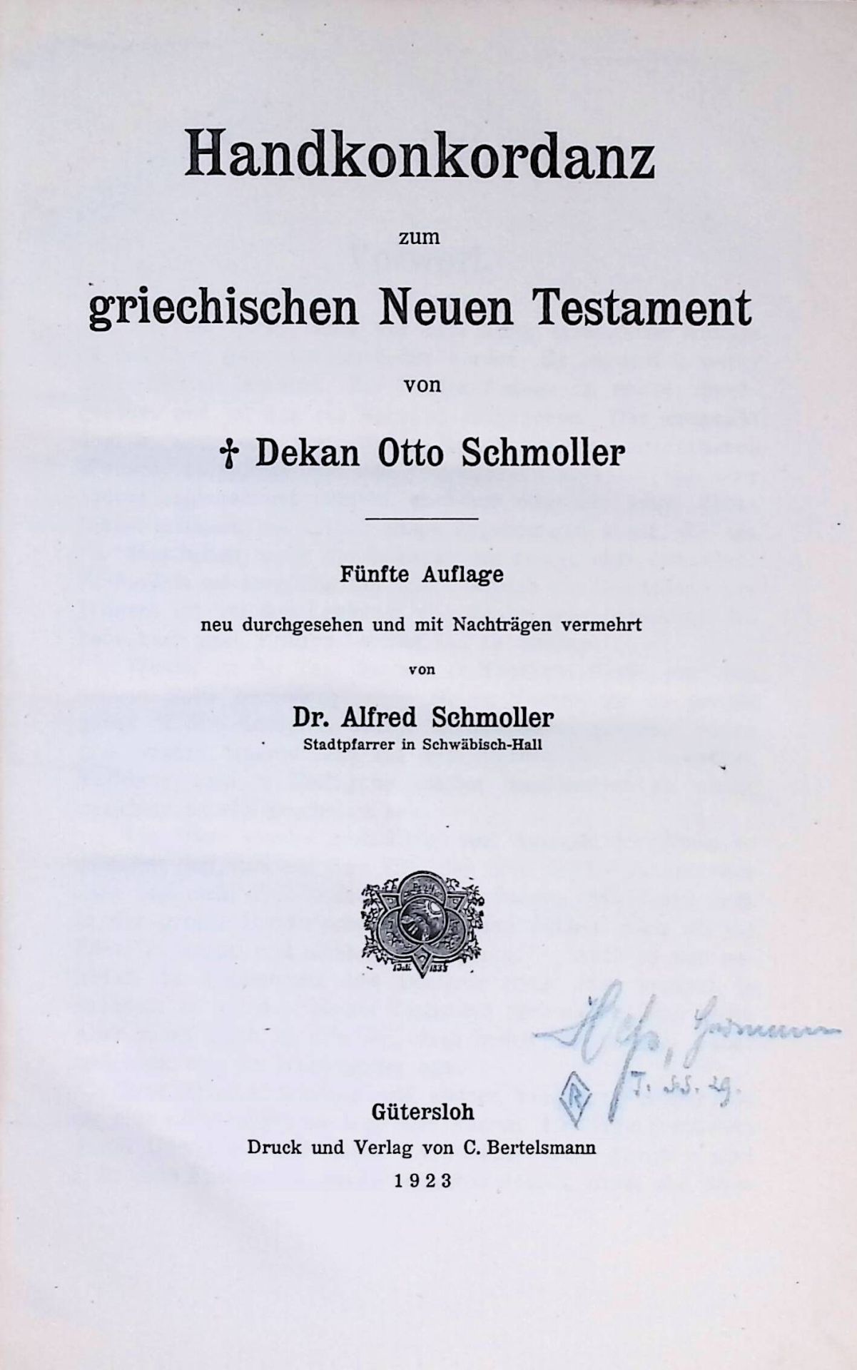 Handkonkordanz zum griechischen Neuen Testament