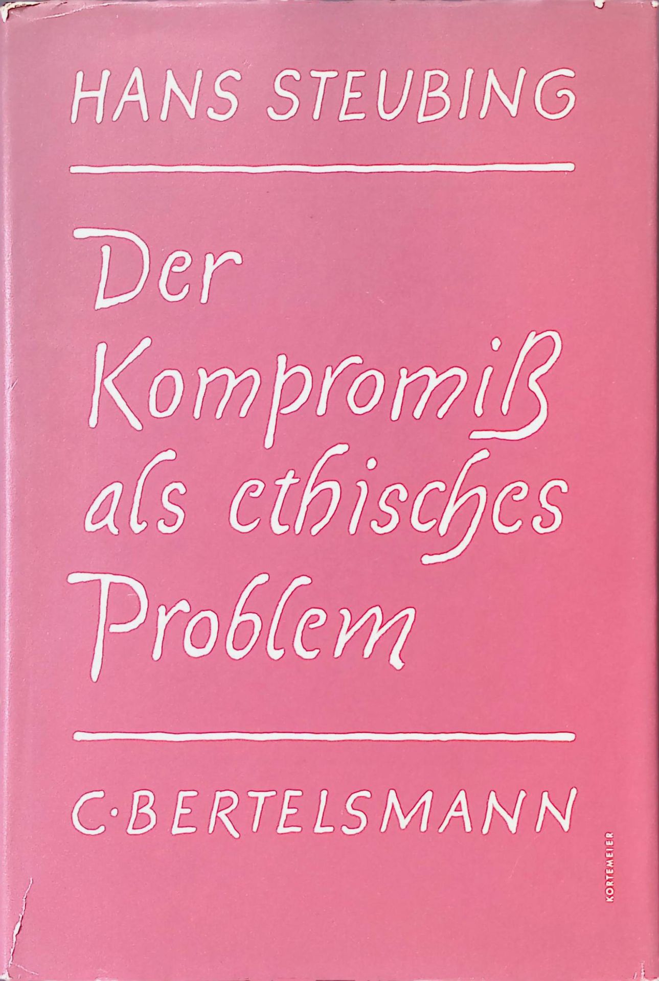 Der Kompromiss als ethisches Problem
