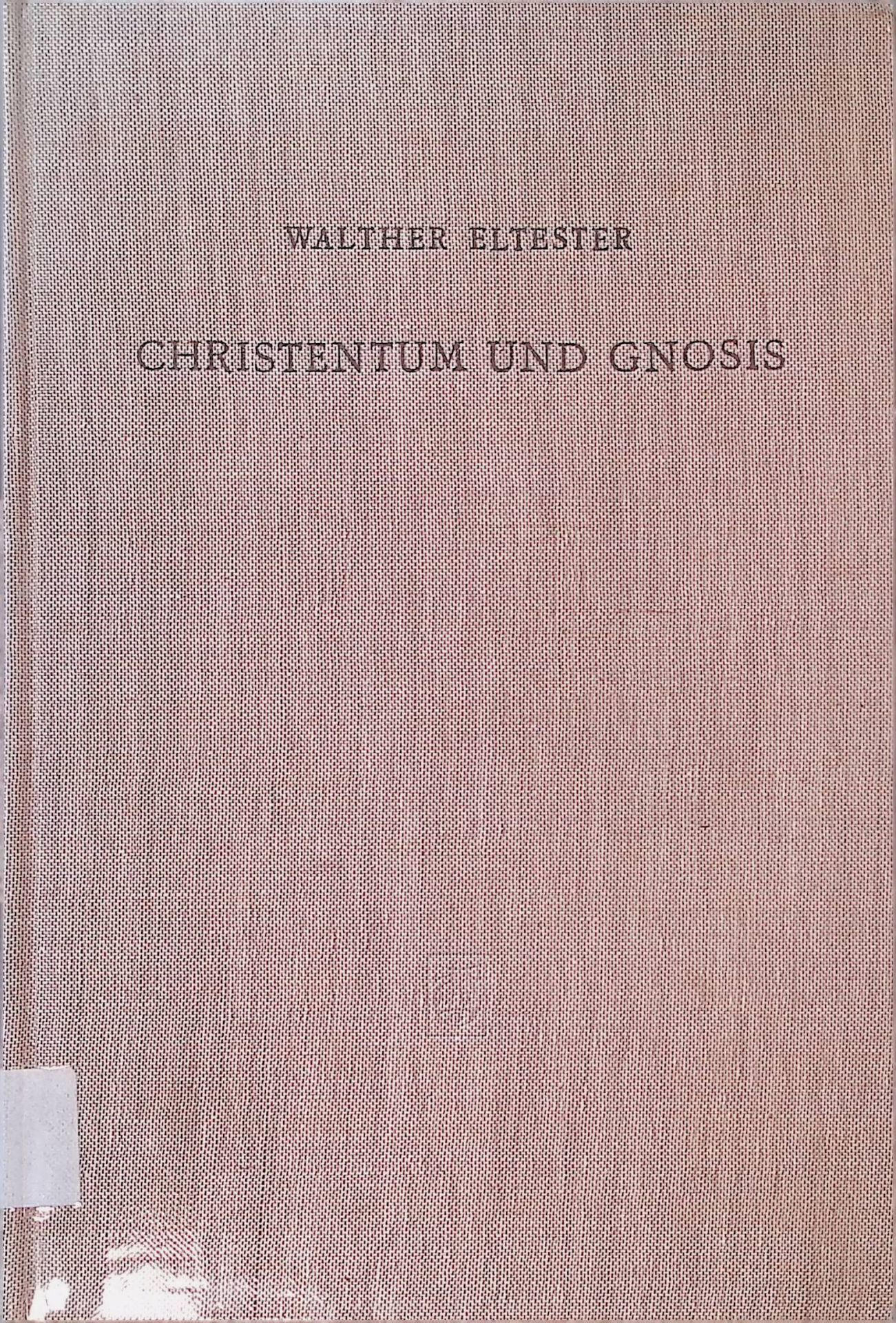 Christentum und Gnosis : Aufsätze