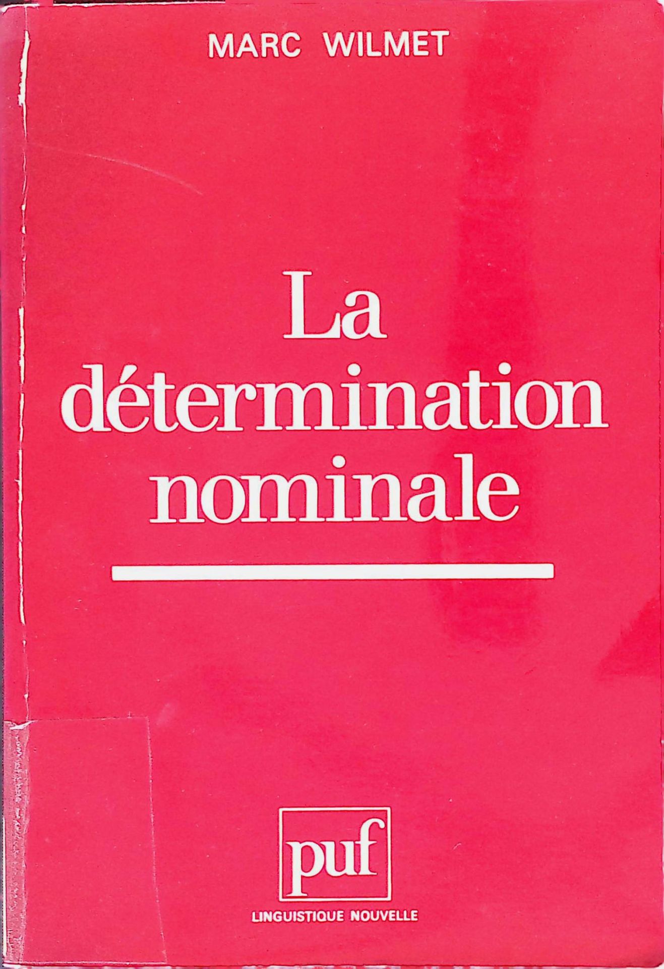 La détermination nominale: Quantification et caractérisation