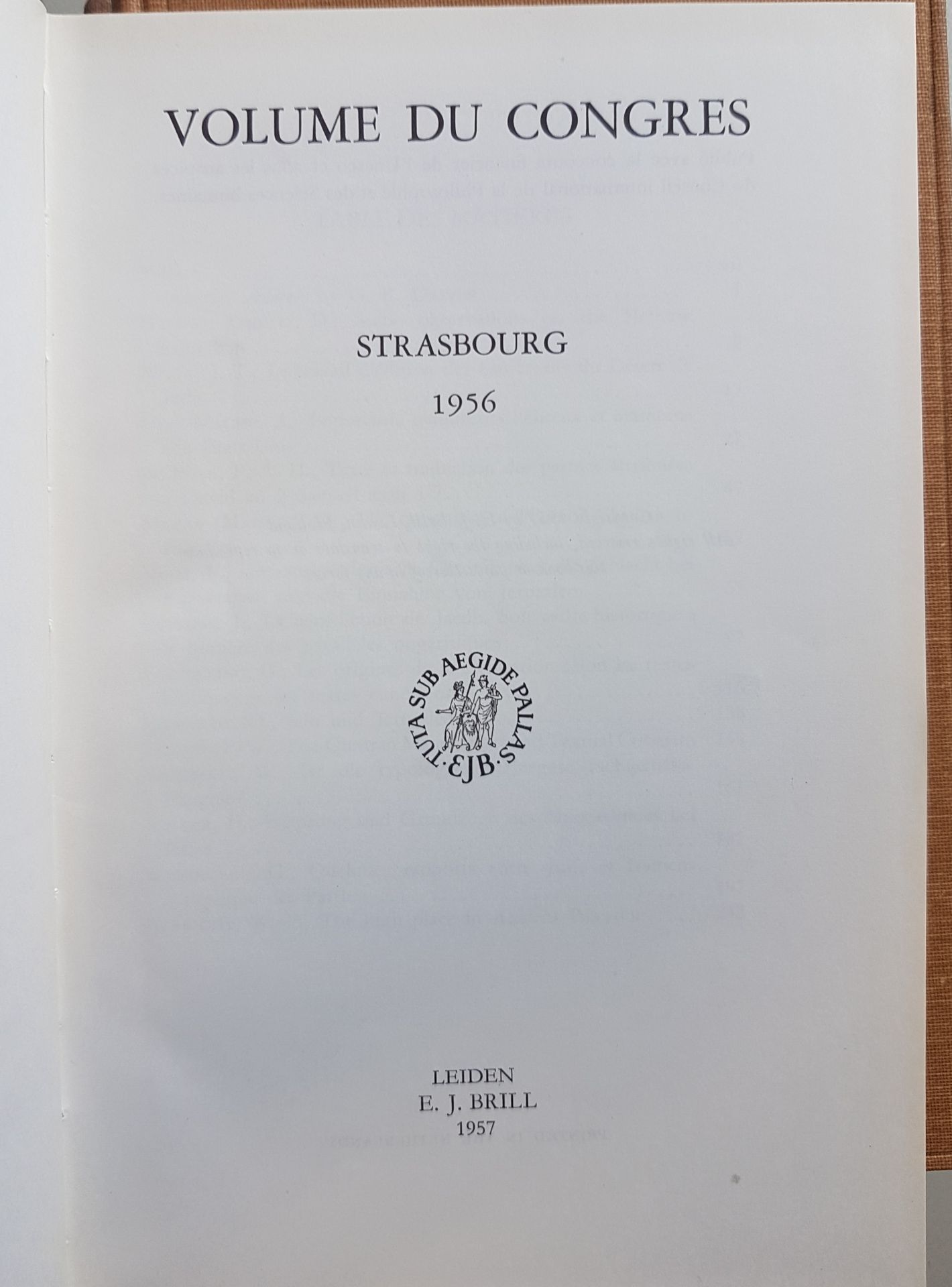 Importants manuscrits hebreux et arameens aux etats unis. - in: Volume du Congres, Strasbourg 1956